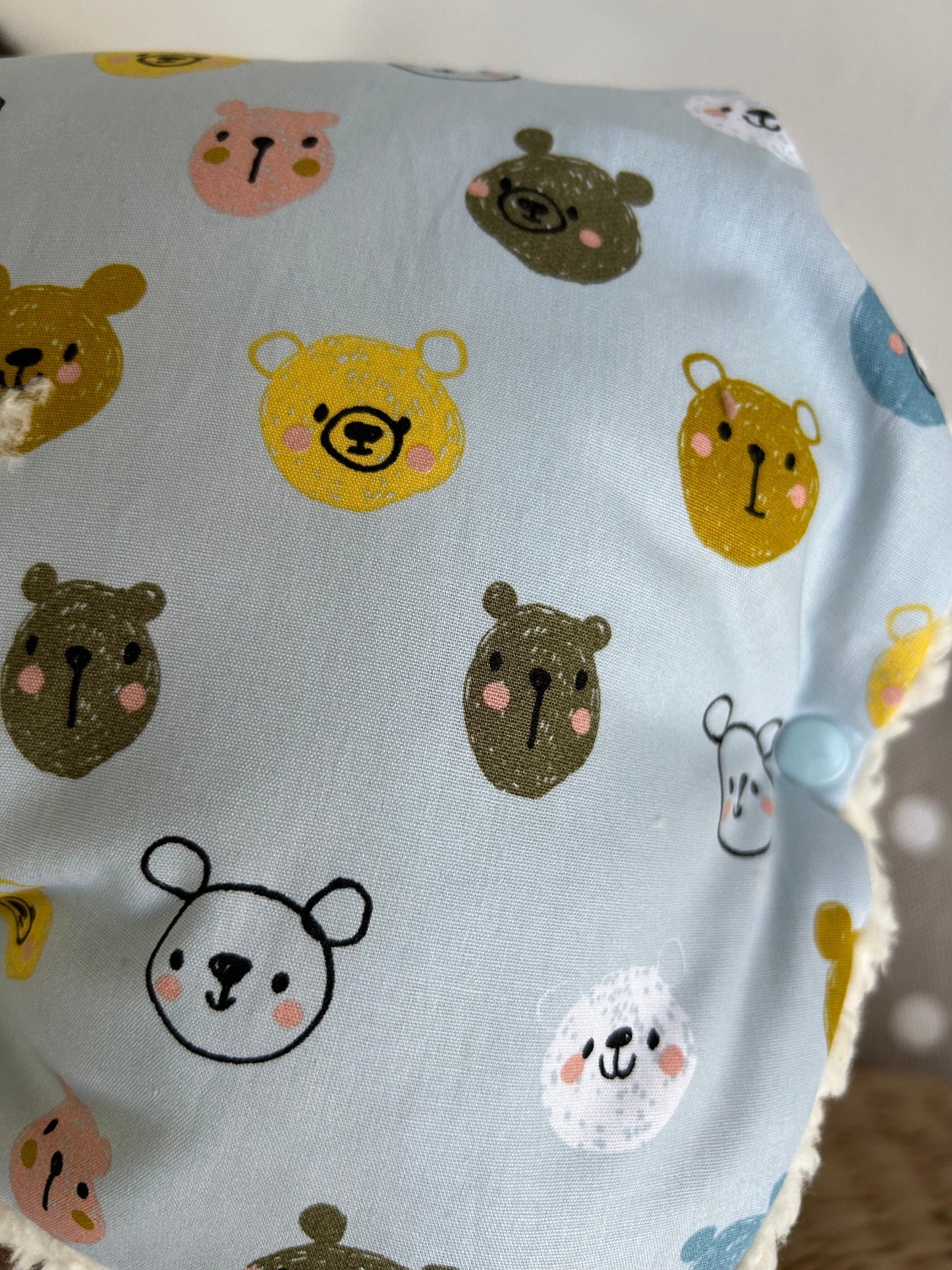 Handmuff für Kinderwagen, Kinderwagen Handmuff, Muff Baby, Kinderwagenmuff hellblau, warme Hände, Geschenk zur Geburt, Weihnachtsgeschenk