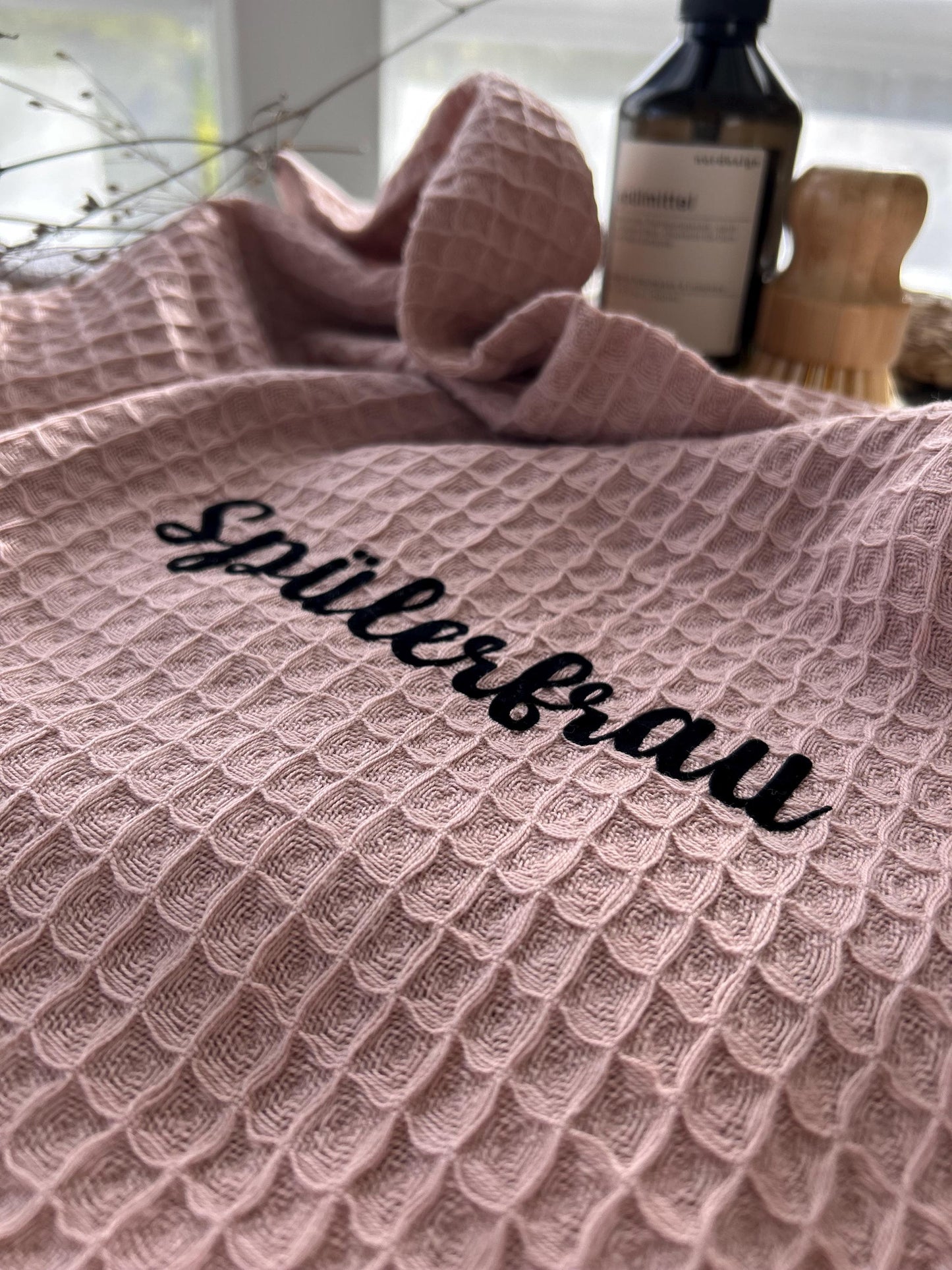 Geschirrtuch Waffelstoff, Geschirrtuch lustiger Spruch, Geschirrtuch mit Spruch, Geschirrtuch Waffelpiqué Spülen, Weihnachtsgeschenk, XMAS