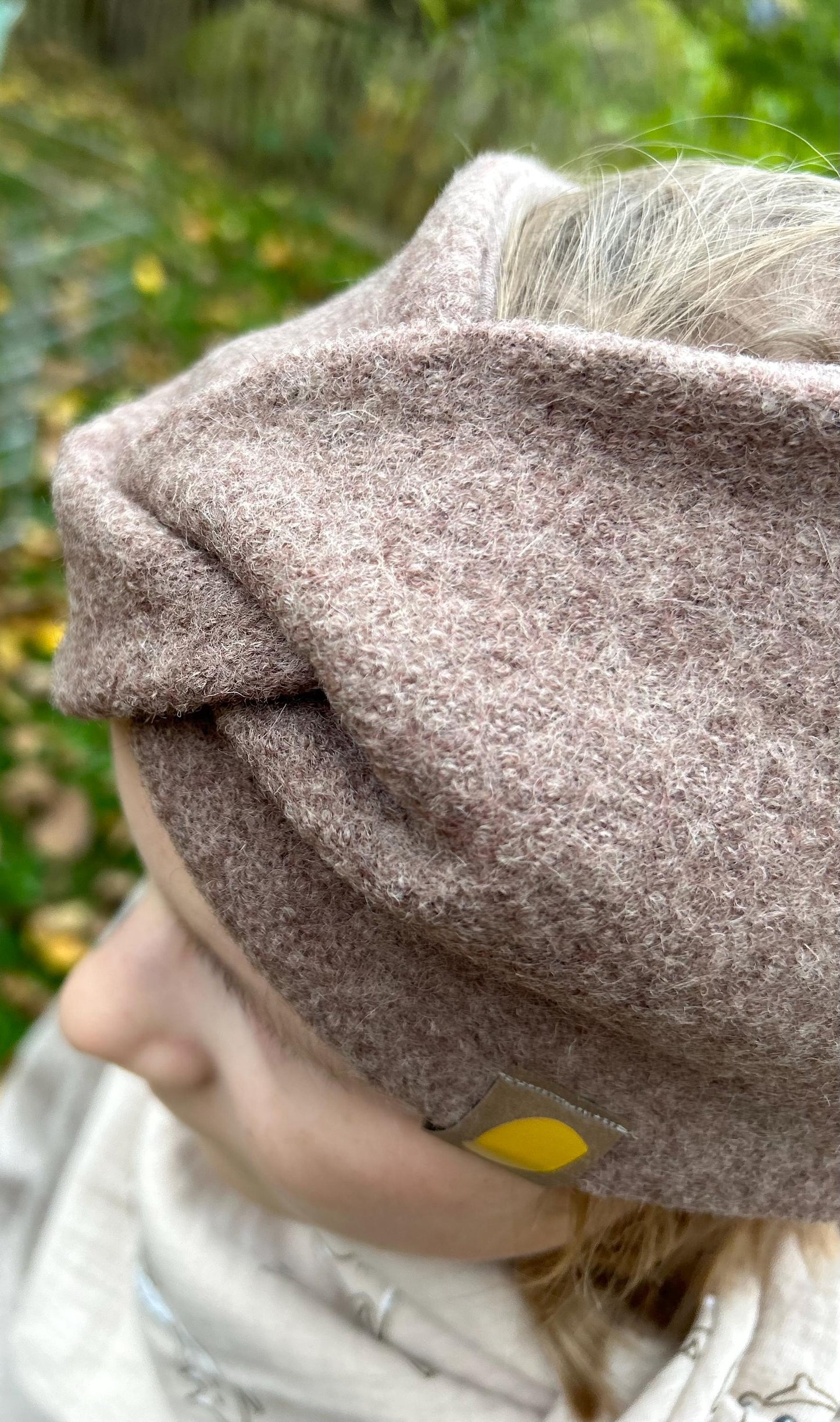 Stirnband Merinowolle, Stirnband mit Knoten, Stirnband für Mädchen, Haarband Kinder, Haarband für Mädchen, Knotenstirnband , Merino-Jersey