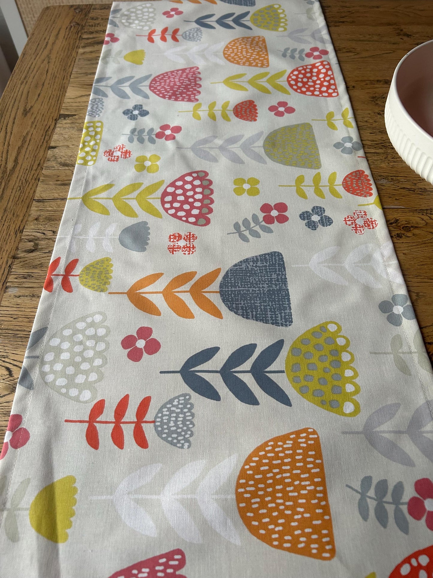 Tischläufer Blumen Tischdecke Blumen Mitteldecke, Tischdecke Frühling, Tischläufer Sommer, Tischläufer bunt,Tischläufer mit Blumen Osterdeko