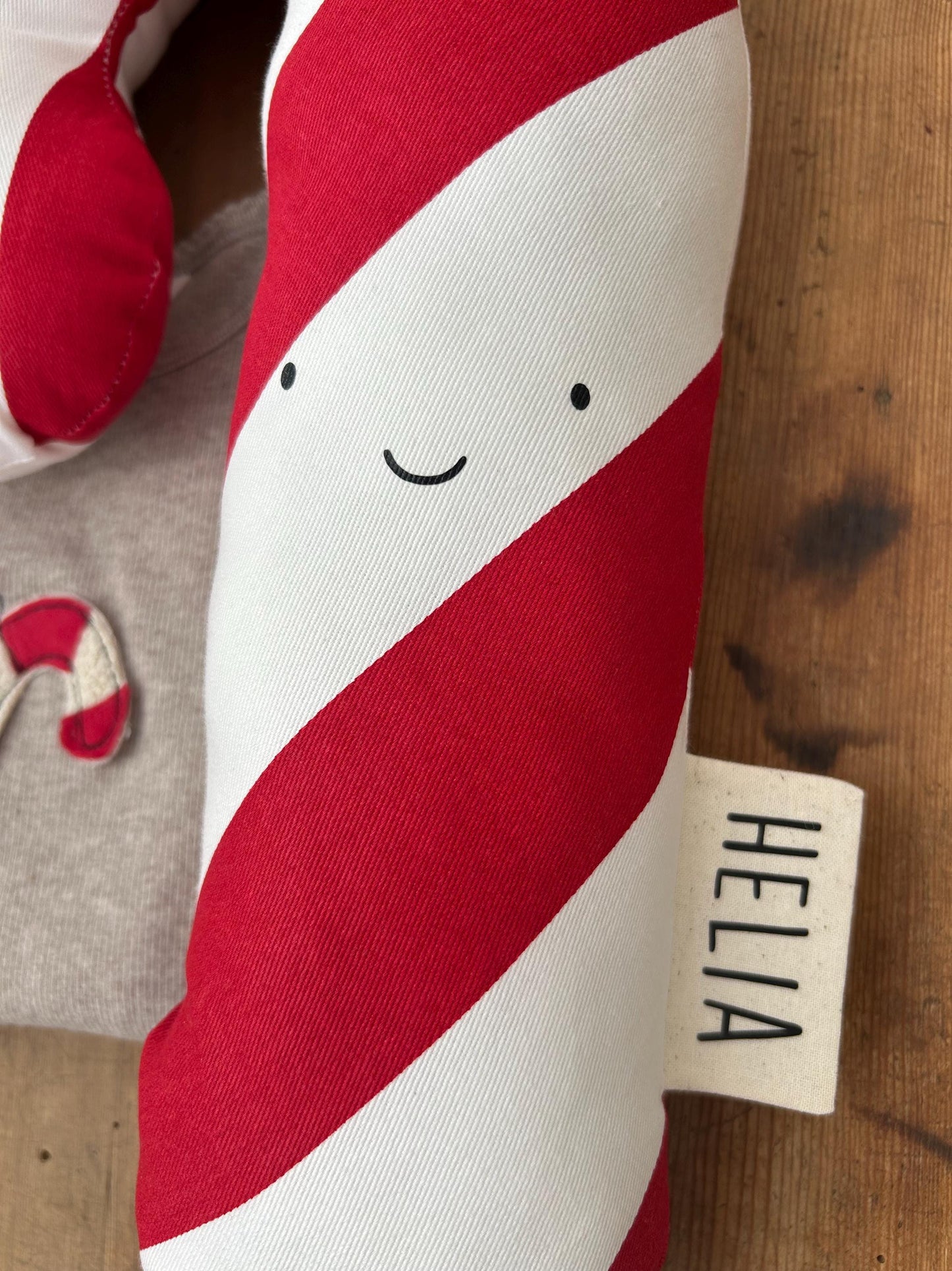 Kissen Zuckerstange, Zuckerstangenkissen, Zuckerstange Weihnachten,Kissen Weihnachten, Geschenk Weihnachten,Geschenk Kinder, Candy Cone,Deko