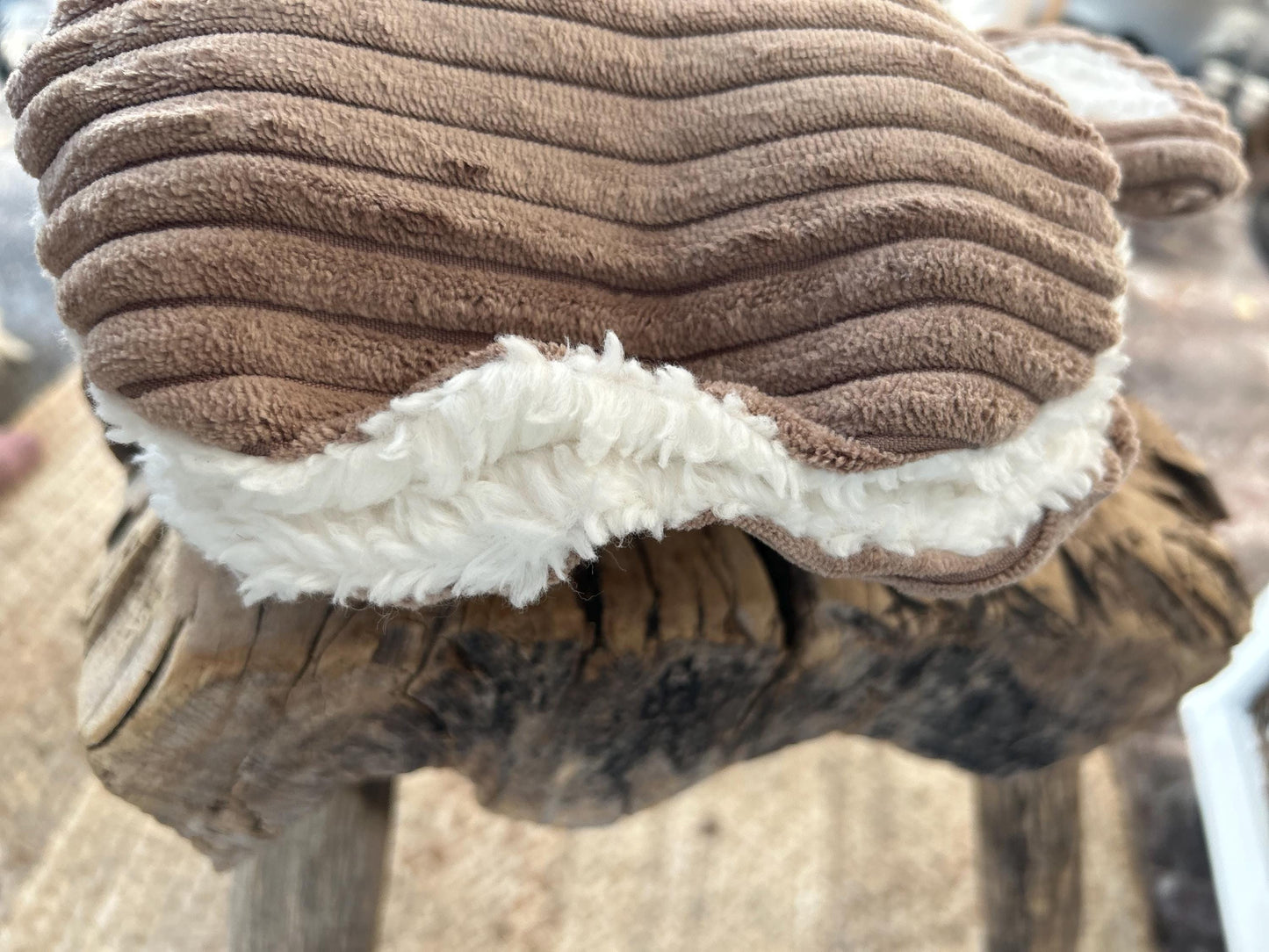 sofort lieferbar! Breitcord Kinderwagenmuff, Handmuff, Kinderwagenmuff Cord, Geschenk zur Geburt, Muff Kord, Weihnachtsgeschenk Eltern,Bär