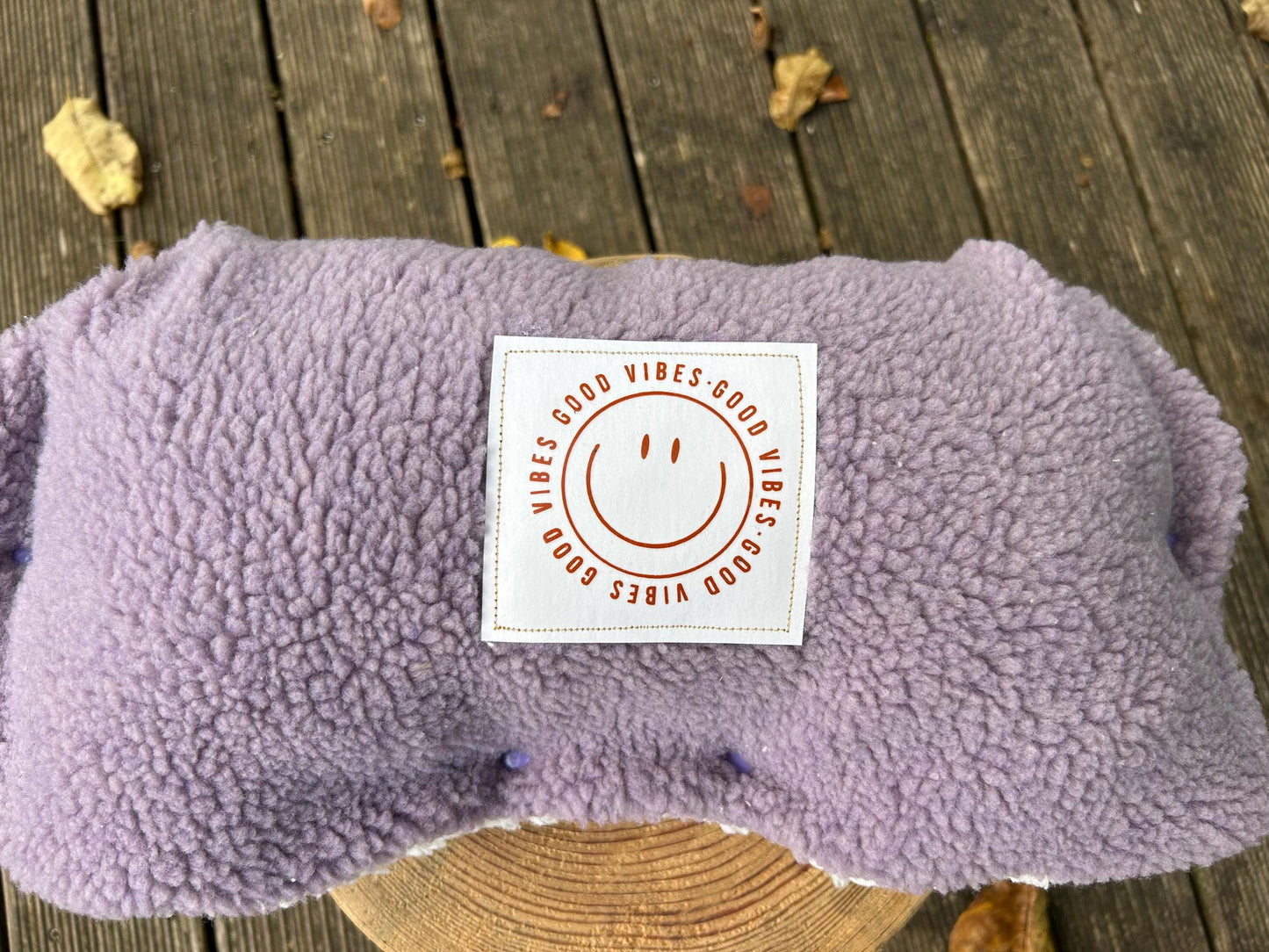 warmer Kinderwagenmuff, Muff Teddyplüsch, Teddyfell Kinderwagen, Geschenk Baby, Winter, Teddyplüsch Handmuff, Smiley, Geschenk individuell