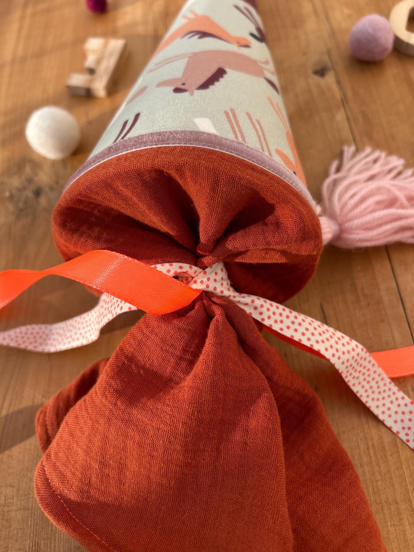 Geschwisterschultüte Pferd, Pony, Zuckertüte Trosttüte Schultüte Stoff Schulanfang Einschulung, Kita Start, Schultüte personalisiert