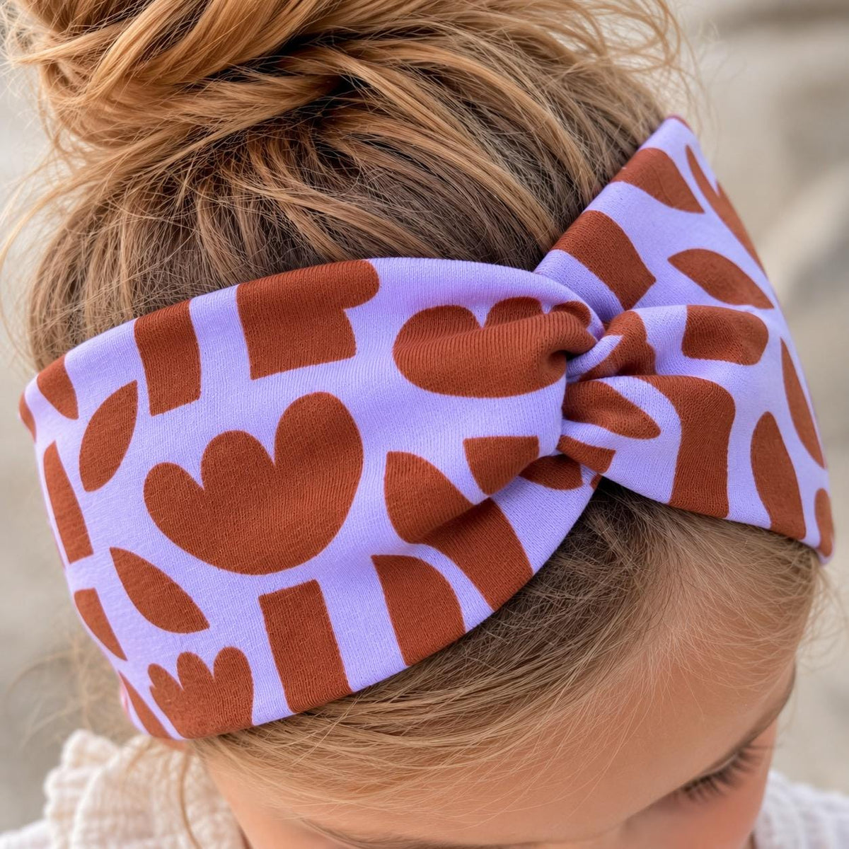 Stirnband Mädchen | Haarband Kinder | Stirnband Rosa Rot| Knoten Stirnband | Kinder Haarband | Geschenk Mädchen | Jerseyband Mädchen