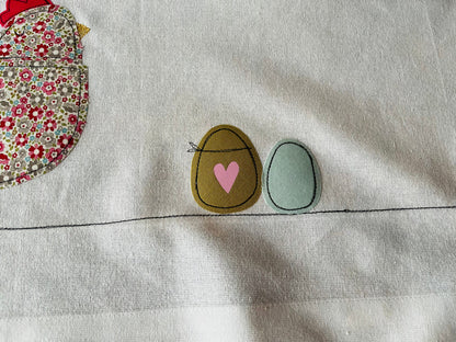 kurze Lieferzeit! Tischläufer Ostern, Tischdecke Ostern, Osterhase, Frühling, Ostern Deko, Frühlingsdeko, Huhn