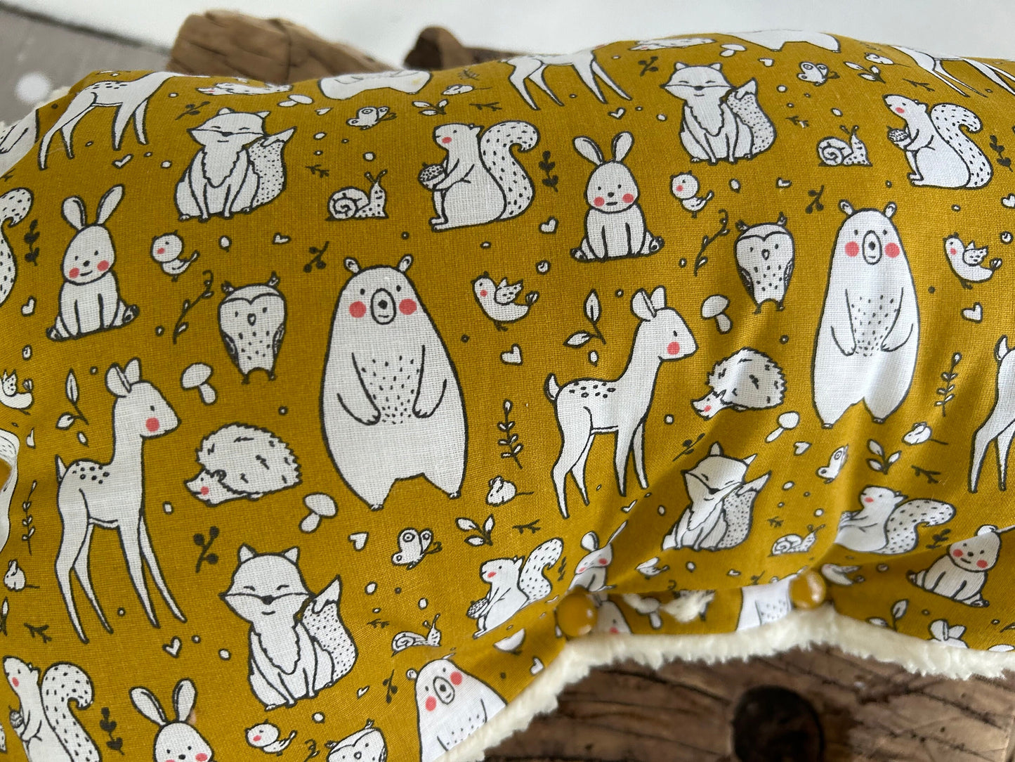 Handmuff für Kinderwagen, Kinderwagen Handmuff, Muff Baby, Kinderwagenmuff gelb, warme Hände, Geschenk zur Geburt, Weihnachtsgeschenk