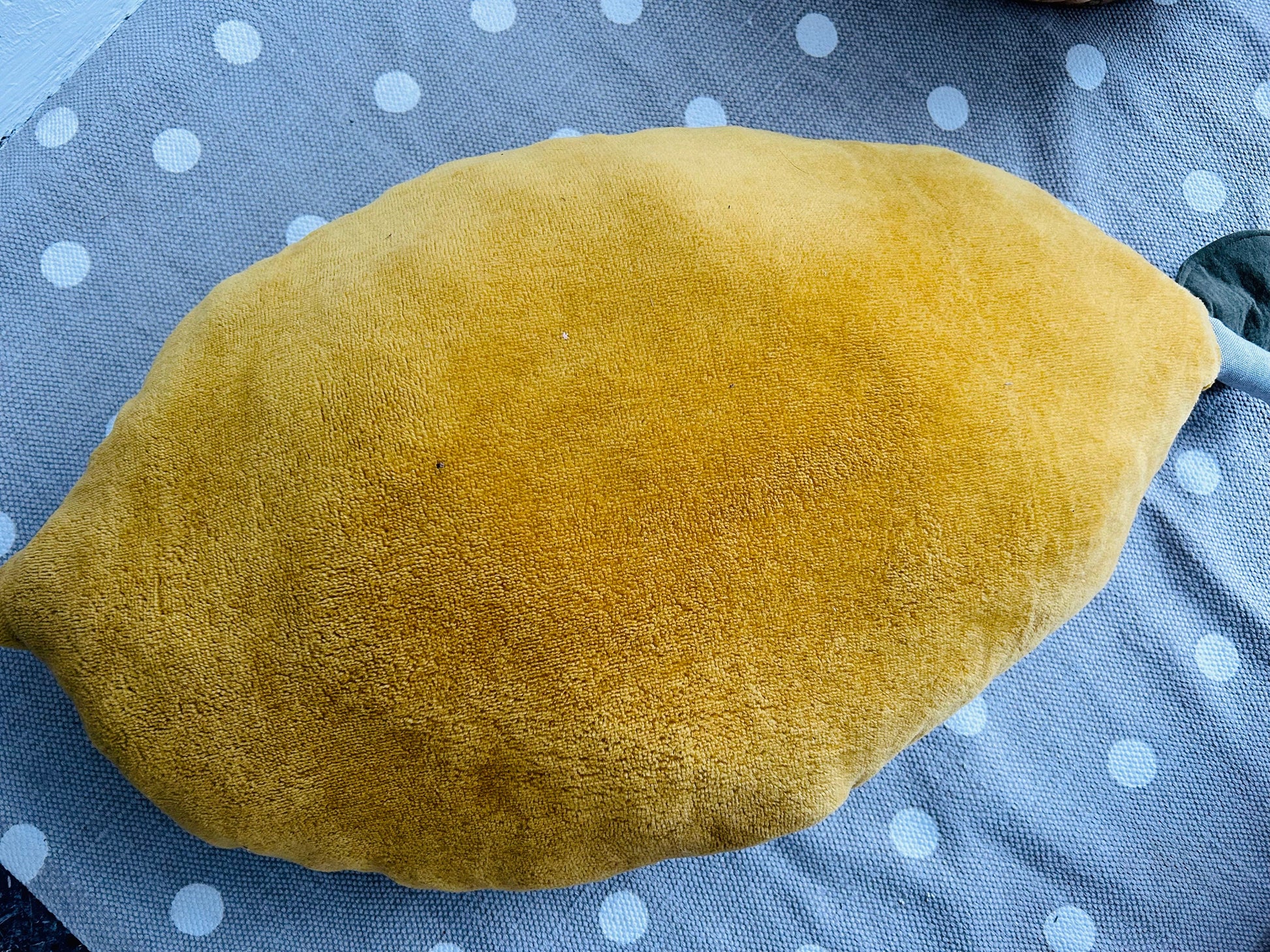 Kissen Zitrone, Kissen Cord, Cordkissen, Geschenk zur Taufe, Geschenk zur Geburt, Geschenk Kinder, Kissen mit Namen, PomiPomi