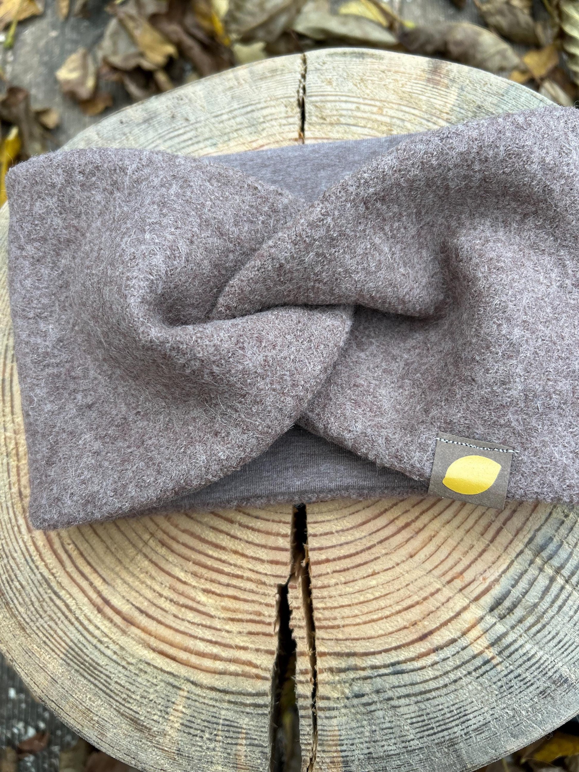 Stirnband Merinowolle, Stirnband mit Knoten, Stirnband für Mädchen, Haarband Kinder, Haarband für Mädchen, Knotenstirnband , Merino-Jersey