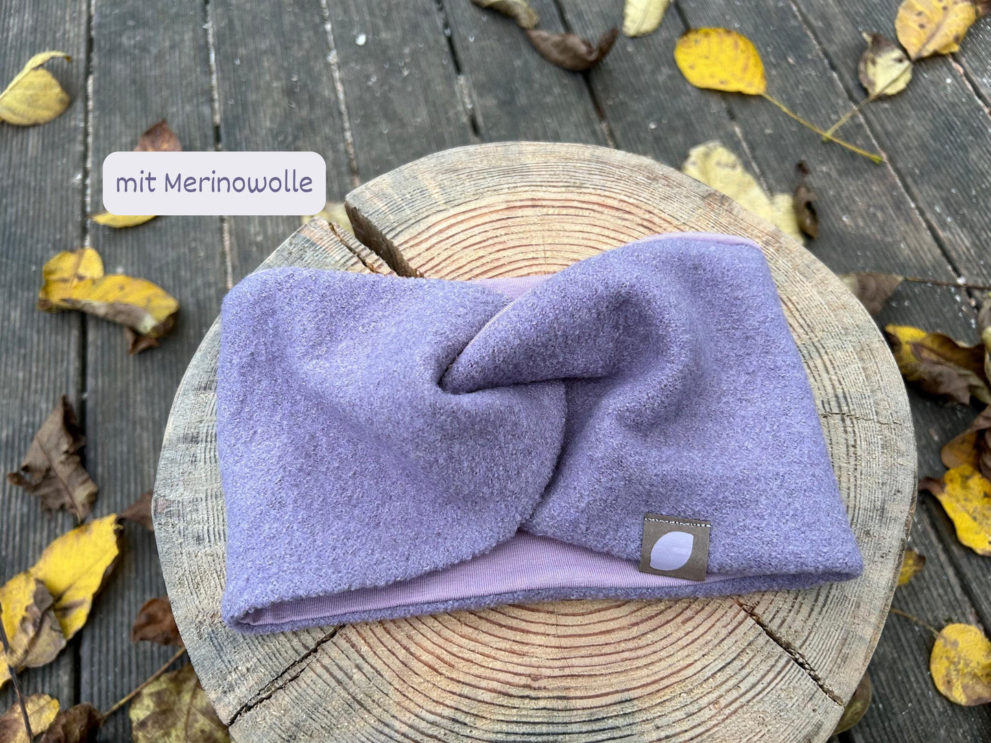 Stirnband Merinowolle, Stirnband mit Knoten, Stirnband für Mädchen, Haarband Kinder, Haarband für Mädchen, Knotenstirnband , Merino-Jersey