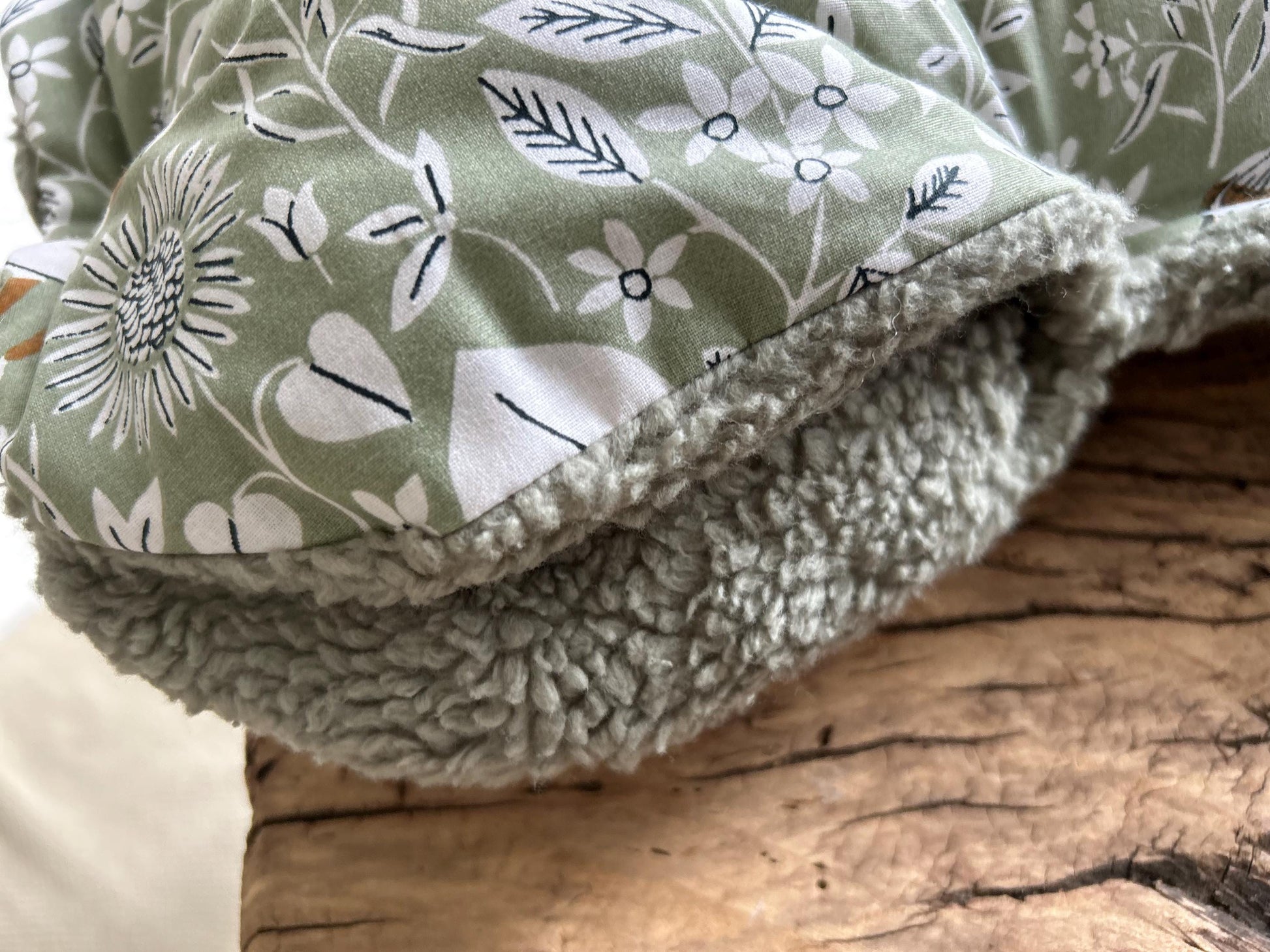 Kinderwagenmuff, Kinderwagen Handmuff, Muff Baby, Kinderwagenmuff Fuchs, warme Hände, Geschenk zur Geburt, Muff grün, Weihnachtsgeschenk