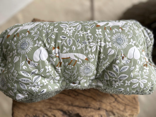 Kinderwagenmuff, Kinderwagen Handmuff, Muff Baby, Kinderwagenmuff Fuchs, warme Hände, Geschenk zur Geburt, Muff grün, Weihnachtsgeschenk