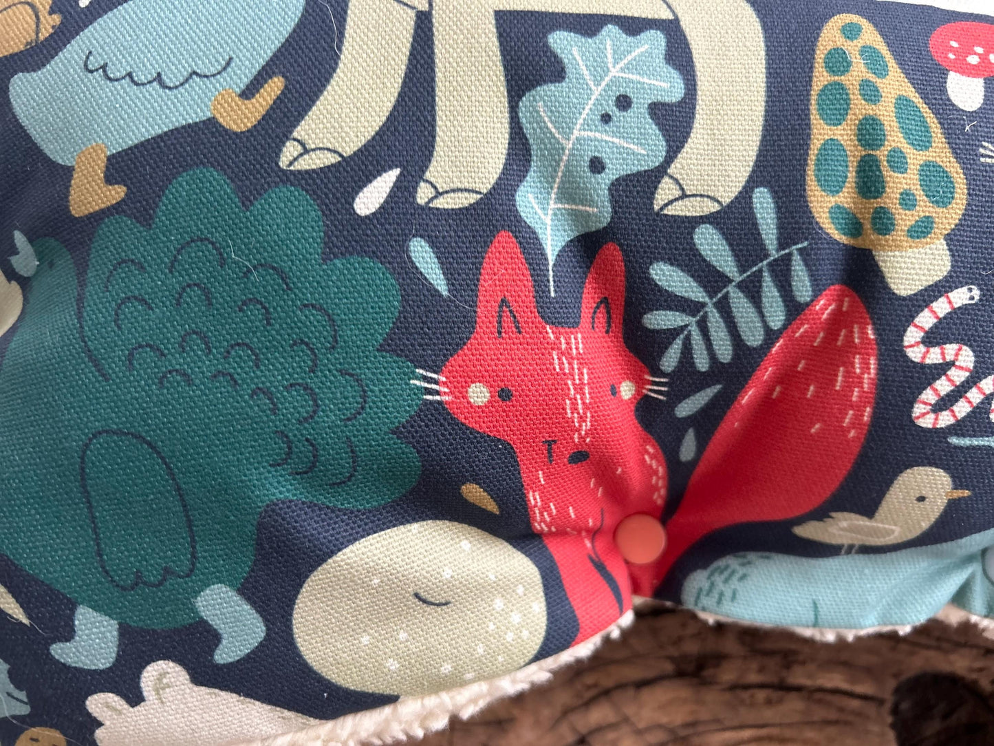 Kinderwagenmuff, Kinderwagen Handmuff, Muff Baby, Kinderwagenmuff Tiere, warme Hände, Geschenk zur Geburt, Muff grün, Weihnachtsgeschenk