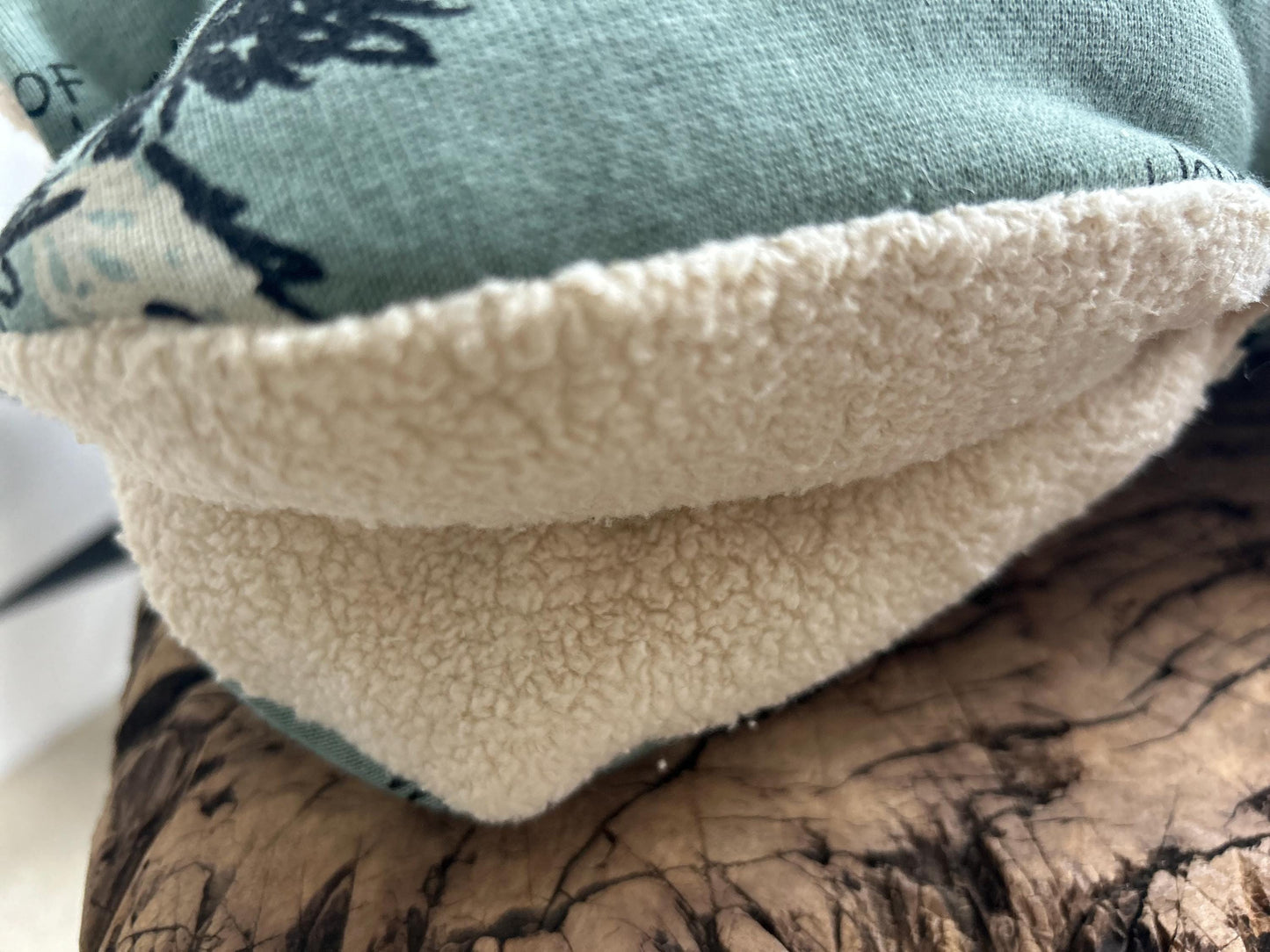 Kinderwagenmuff, Kinderwagen Handmuff, Muff Baby, Kinderwagenmuff Tiere, warme Hände, Geschenk zur Geburt, Muff grün, Weihnachtsgeschenk