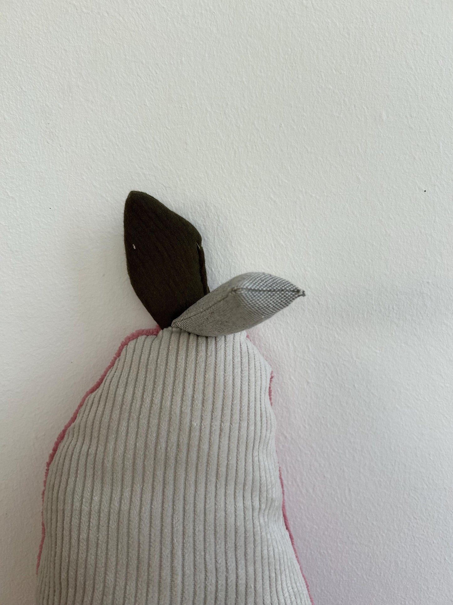 Kissen Birne, Kissen Cord, Cordkissen, Geschenk zur Taufe, Geschenk zur Geburt, Geschenk Kinder, Kissen mit Namen, PomiPomi