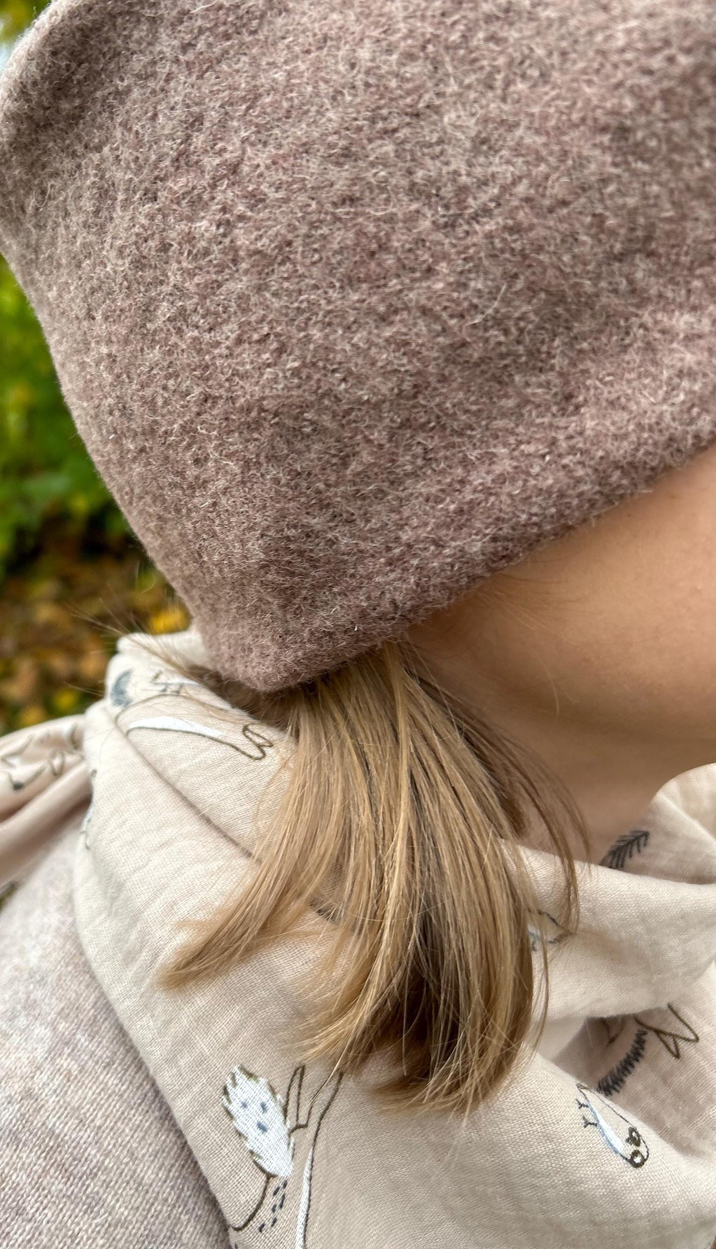 Stirnband Merinowolle, Stirnband mit Knoten, Stirnband für Mädchen, Haarband Kinder, Haarband für Mädchen, Knotenstirnband , Merino-Jersey