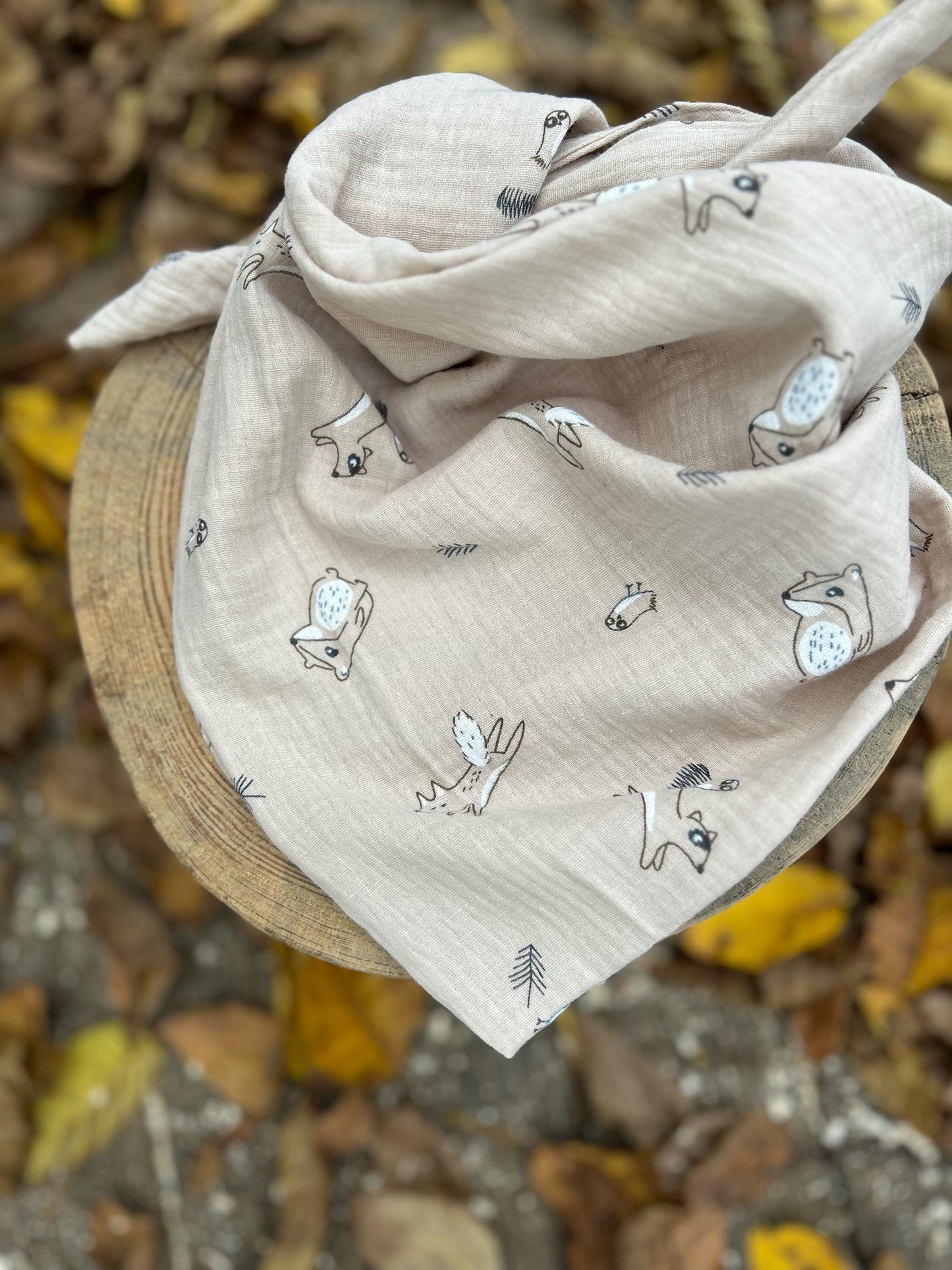 Halstuch Musselin, Tuch Kinder, Musselintuch für Mädchen, Schal aus Musselin, Schal Herbst, Musselinschal, Halstuch aus Musselin, PomiPomi