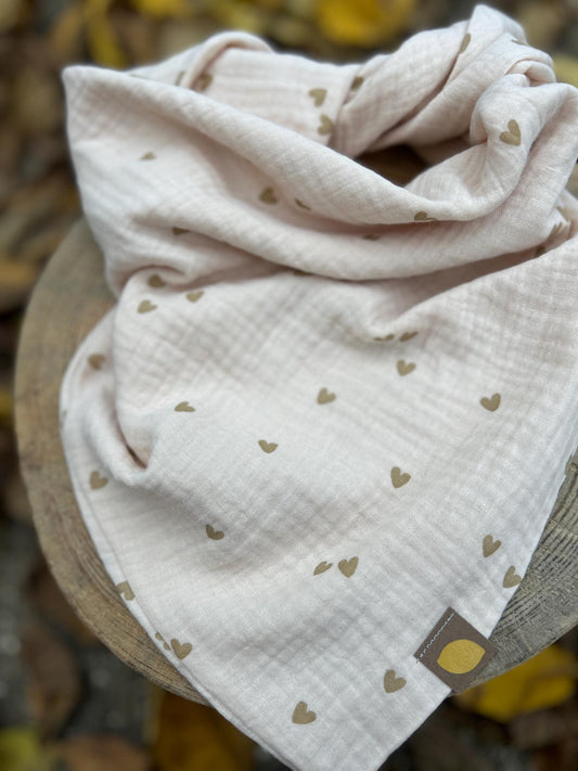 Halstuch Musselin, Tuch Kinder, Musselintuch für Mädchen, Schal aus Musselin, Schal Herbst, Musselinschal, Halstuch aus Musselin, PomiPomi