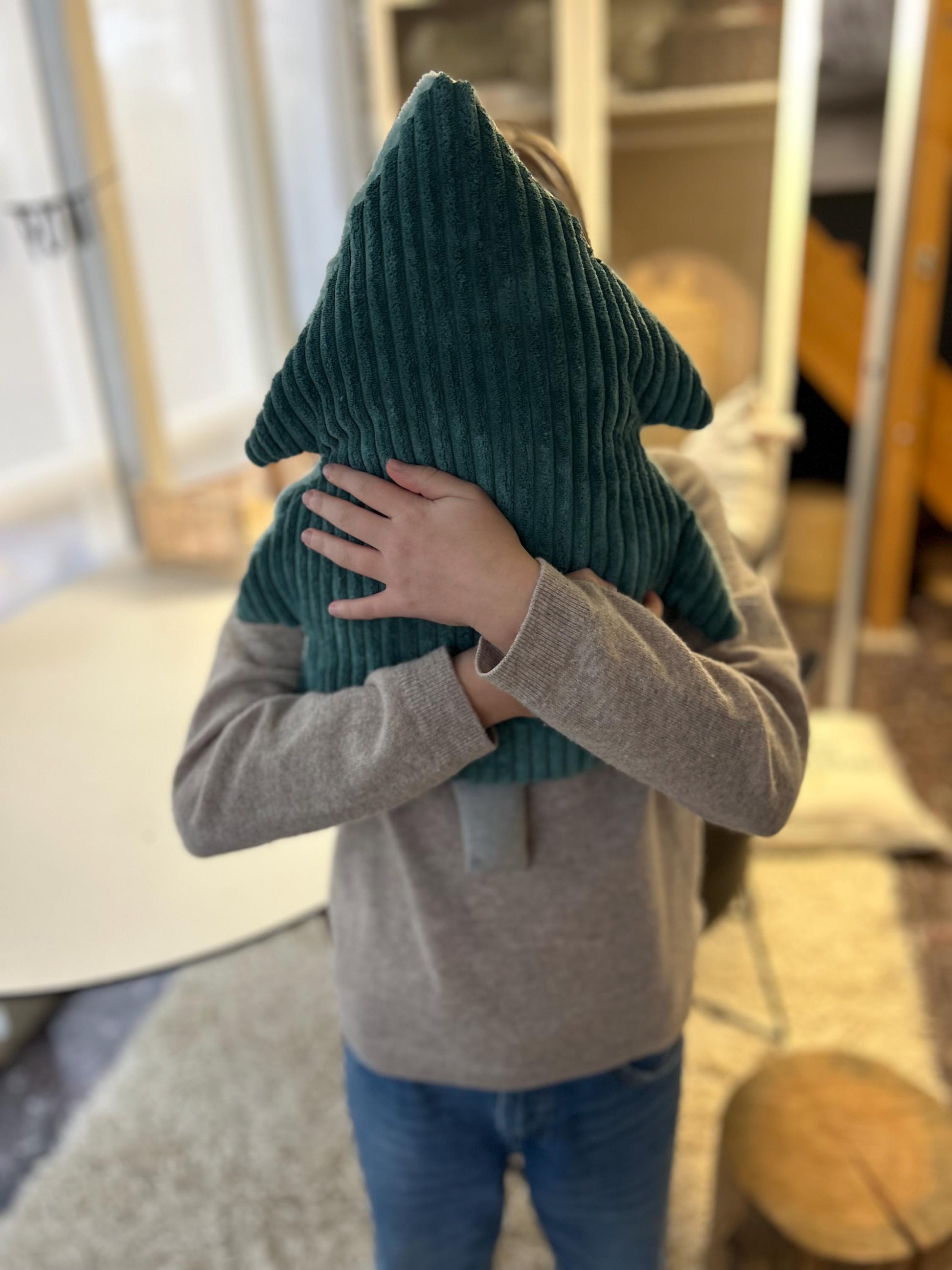 Kissen Tanne, Kissen Cord, Cordkissen, Weihnachtskissen, Kissen in Tannenform, Geschenk Weihnachten, Geschenk, Sofa, Weihnachtsbaum, Xmas