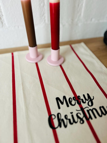 sofort lieferbar! Tischsets Weihnachten, Tischsets Schleife, Schleife Weihnachten, Merry Christmas, Tischdeko Weihnachten, Zuckerstange