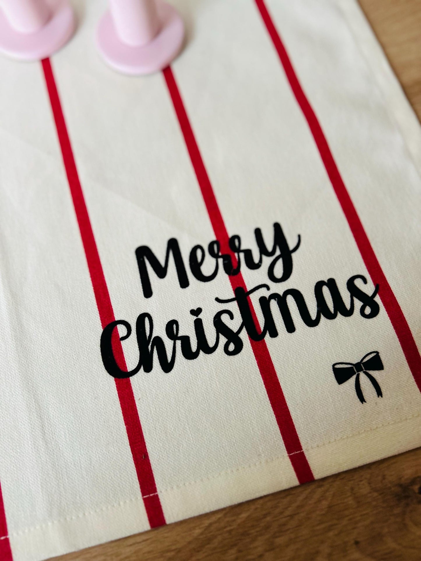 sofort lieferbar! Tischsets Weihnachten, Tischsets Schleife, Schleife Weihnachten, Merry Christmas, Tischdeko Weihnachten, Zuckerstange