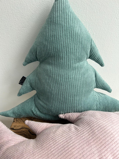 sofort lieferbar!Kissen Tanne, Kissen Cord, Cordkissen, Weihnachtskissen, Kissen in Tannenform, Geschenk Weihnachten, Geschenk,