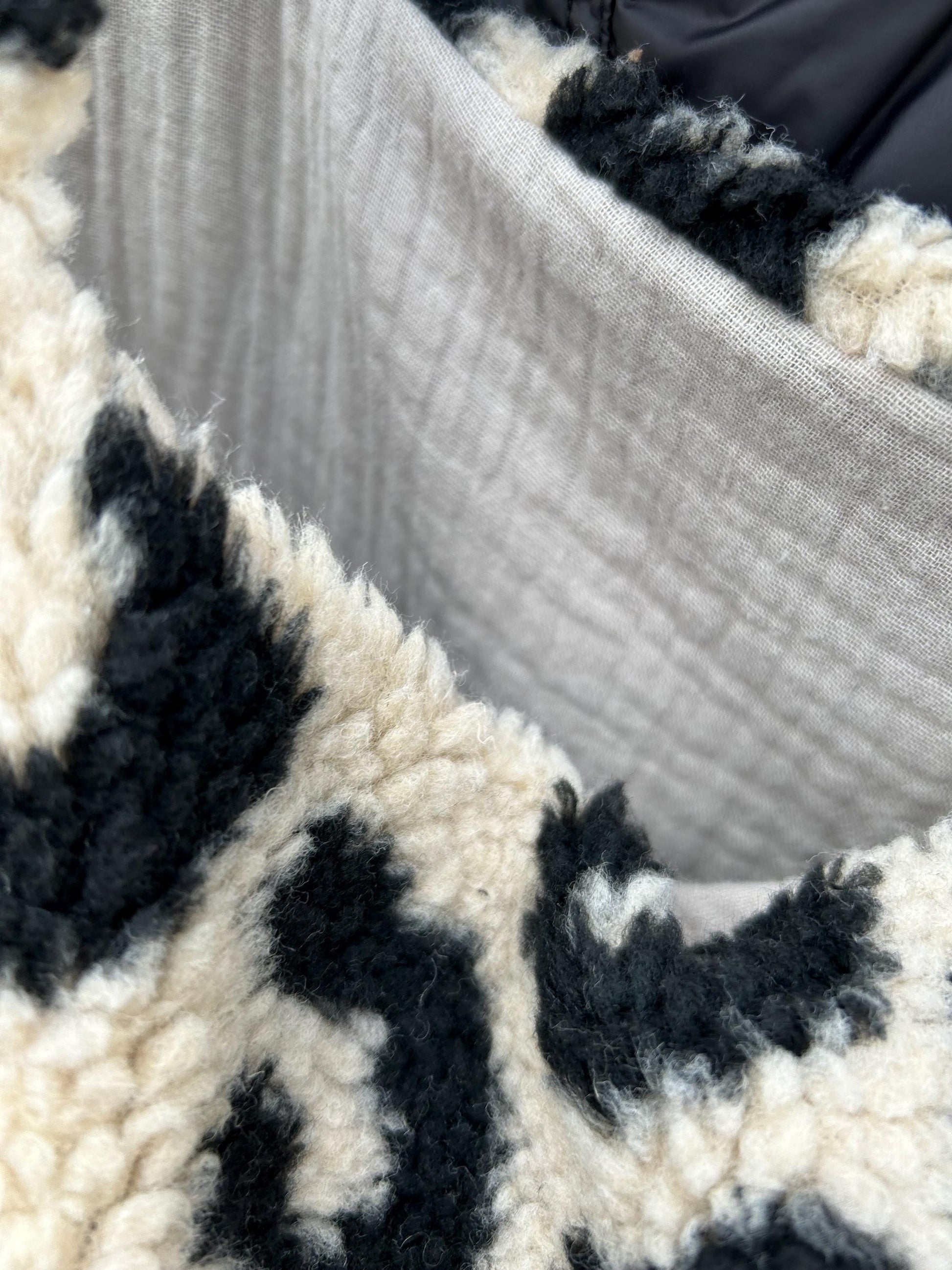 Leofleece Tasche, Beutel aus Leofleece, Leoprint Beutel, Leoprint Tasche, Tasche Winter, Tasche Animal, Teddyfleece Tasche,Leoprint PomiPomi