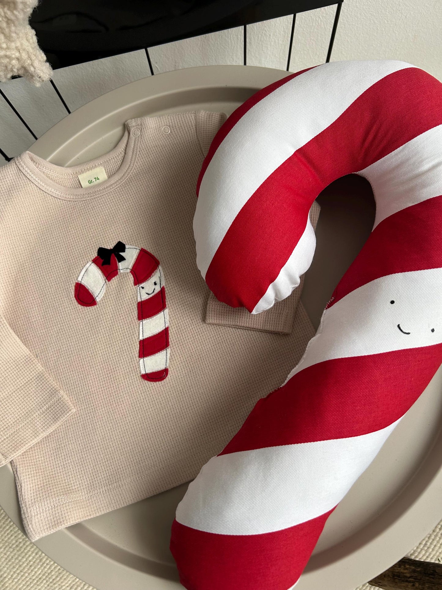 sofort lieferbar! Weihnachtsshirt Baby,Baby Shirt Zuckerstange,Shirt Zuckerstange, Christmas Sweater, Weihnachtspullover Kinder, Shirt beige