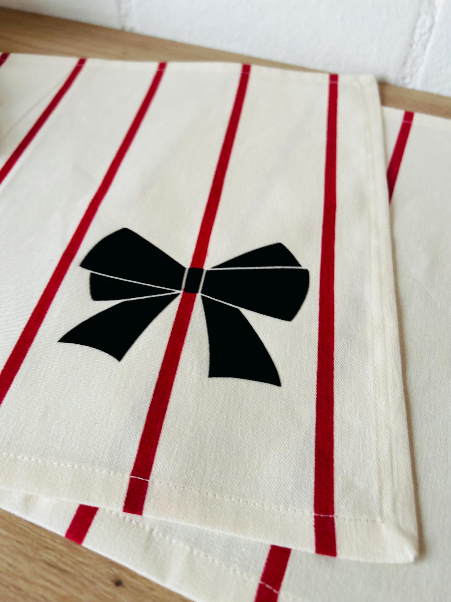 sofort lieferbar! Tischsets Weihnachten, Tischsets Schleife, Schleife Weihnachten, Merry Christmas, Tischdeko Weihnachten, Zuckerstange