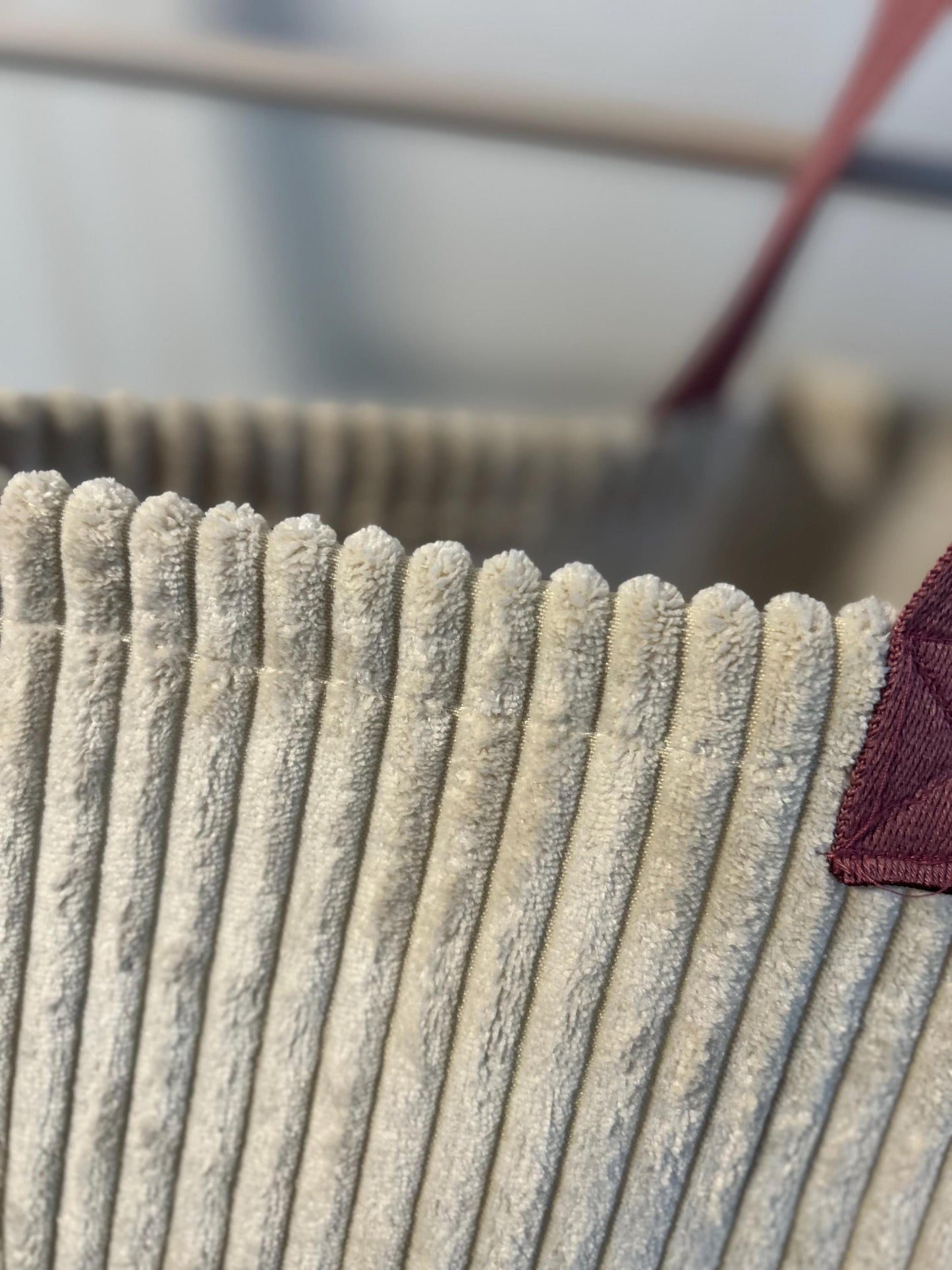 Breitcord Tasche, XXL Shopper Samtcord, Cord Beutel groß, Tasche Frühling, Tasche beige, Cordtasche groß, Tasche besonders, große Cordtasche