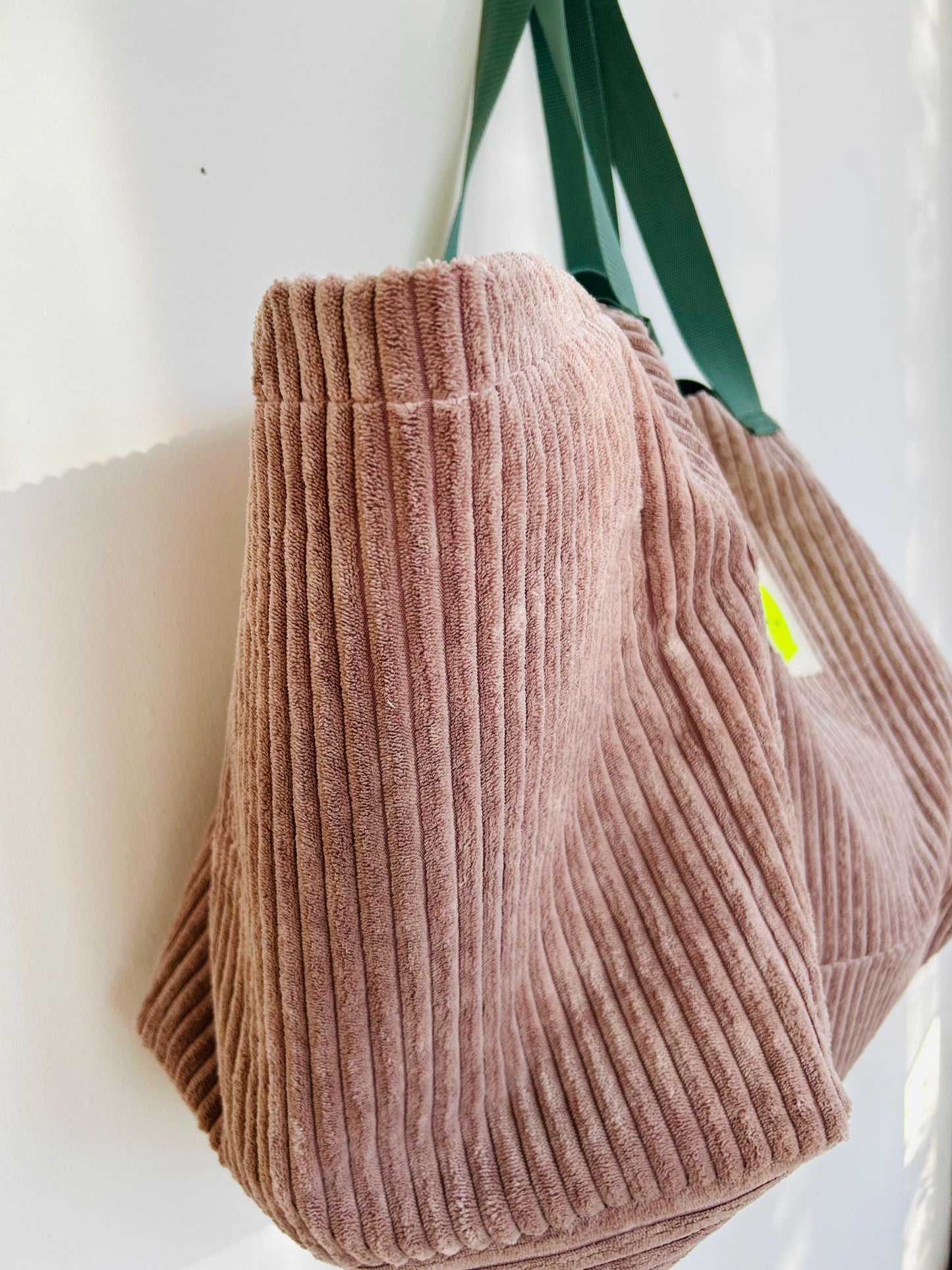 Breitcord Tasche, XXL Shopper Samtcord, Cord Beutel groß, Tasche beige,Cordtasche groß, Tasche besonders, große Cordtasche Ikea,Strandtasche