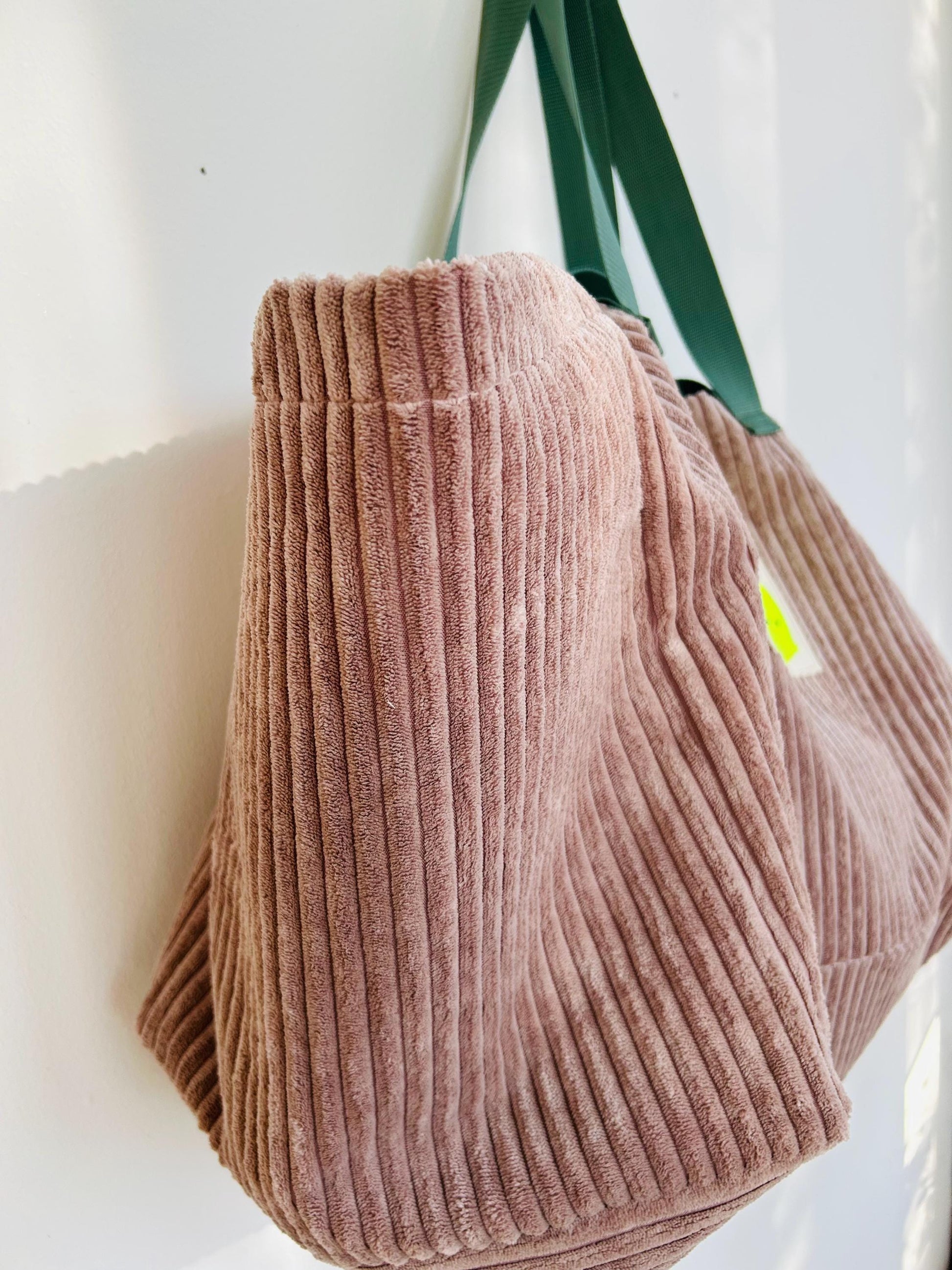 Breitcord Tasche, XXL Shopper Samtcord, Cord Beutel groß, Tasche beige,Cordtasche groß, Tasche besonders, große Cordtasche Ikea,Strandtasche