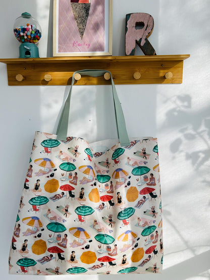 große Badetasche, XXL Strandtasche groß, Beutel groß, Tasche für den Strand, Tasche besonders, Urlaub am Meer, Tasche für den Strand, XXL