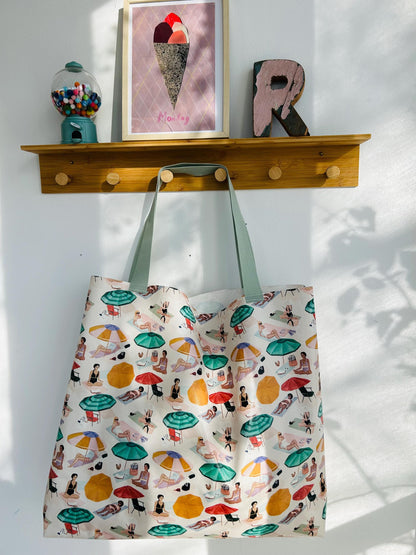 große Badetasche, XXL Strandtasche groß, Beutel groß, Tasche für den Strand, Tasche besonders, Urlaub am Meer, Tasche für den Strand, XXL