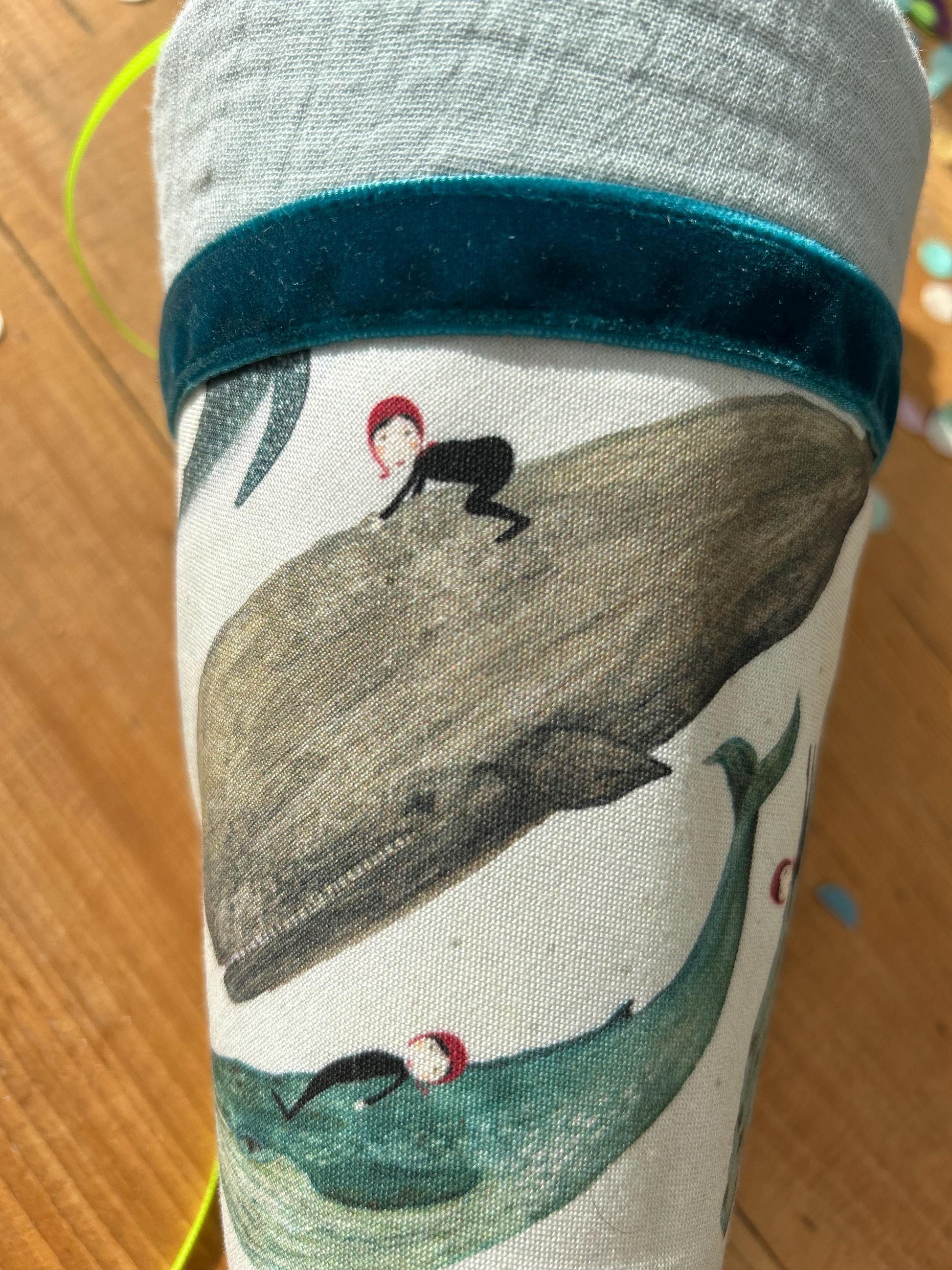 Schultüte Geschwisterschultüte Musselin Schultüte Stoff Schultüte Jungen Schultüte Wale, Walschultüte, Zuckertüte individuell personalisiert