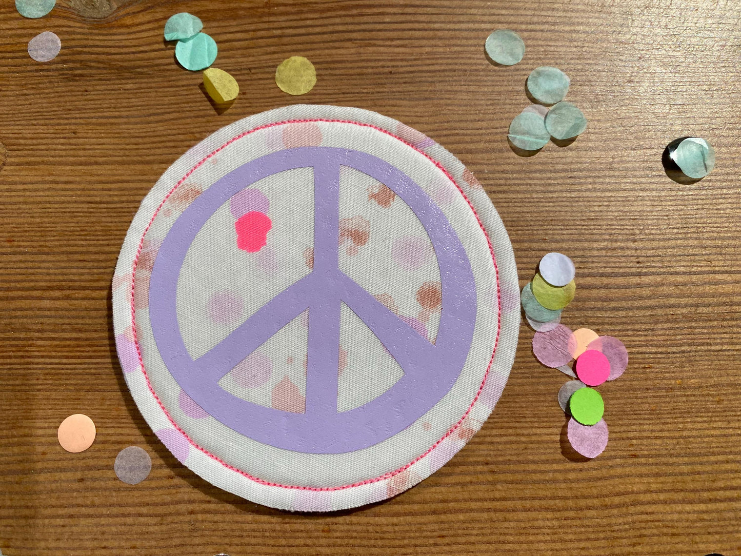 Schulranzen Kletties Einschulung Schulanfang Schulkind Schultüte Mädchen Schultüte pastell Sommer Peace Frieden neon pink Milla Louise