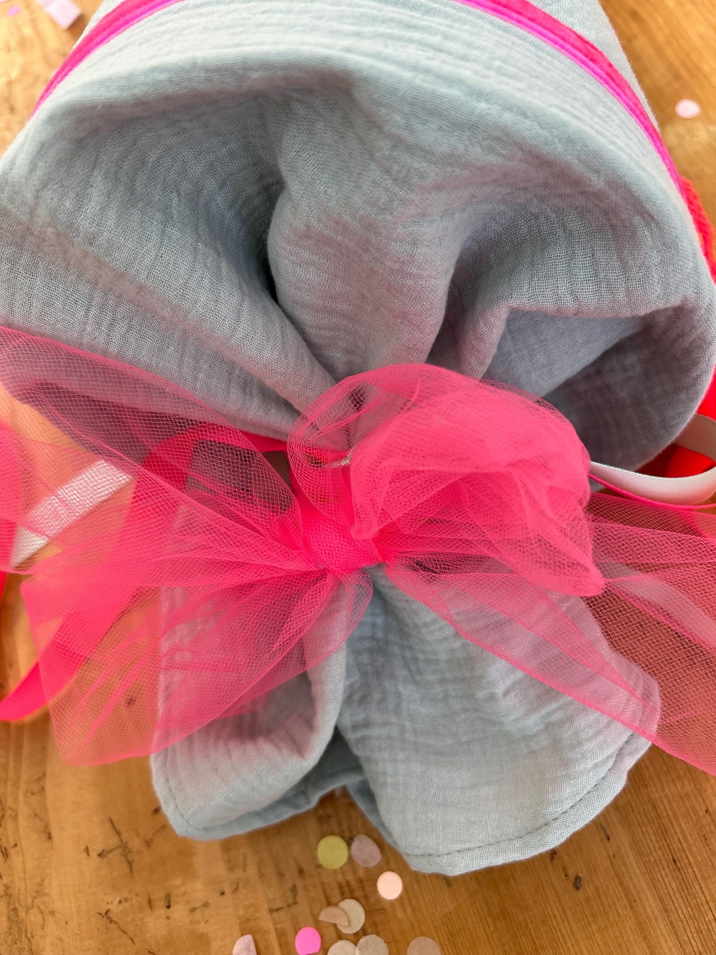 Schultüte Musselin Schultüte Stoff Schulanfang Schultüte Mädchen Schultüte Einhorn Einschulung Geschwisterschultüte Musselinschultüte