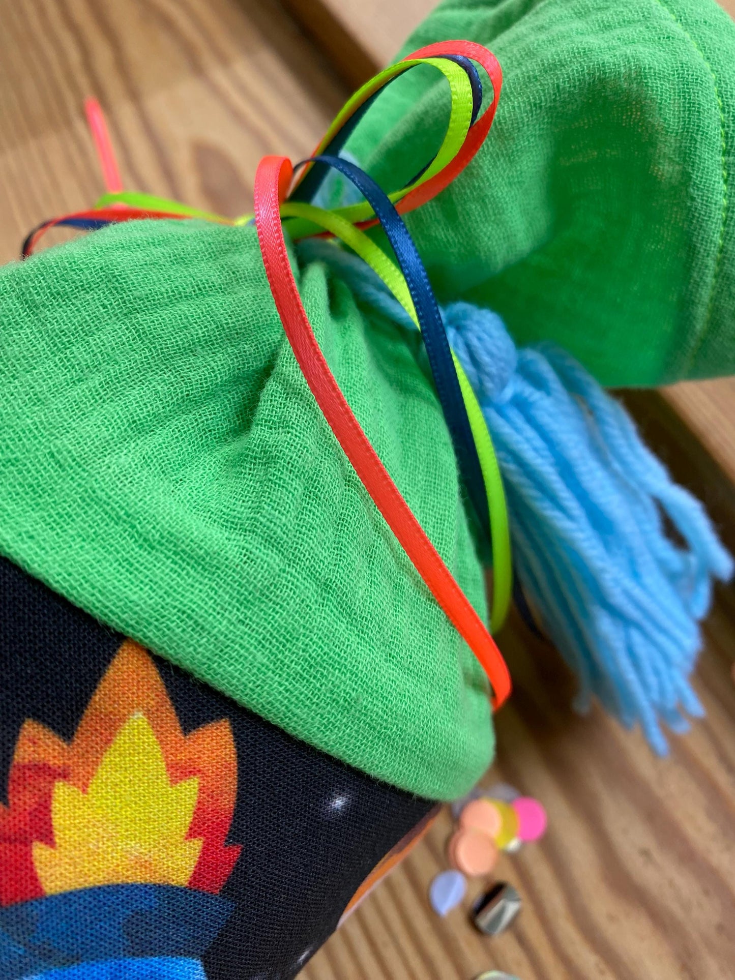 Geschwisterschultüte, Zuckertüte, Trosttüte Jungs neon Schultüte Stoff Schulanfang Einschulung Dino Dinosaurier Astronauten Milla Louise