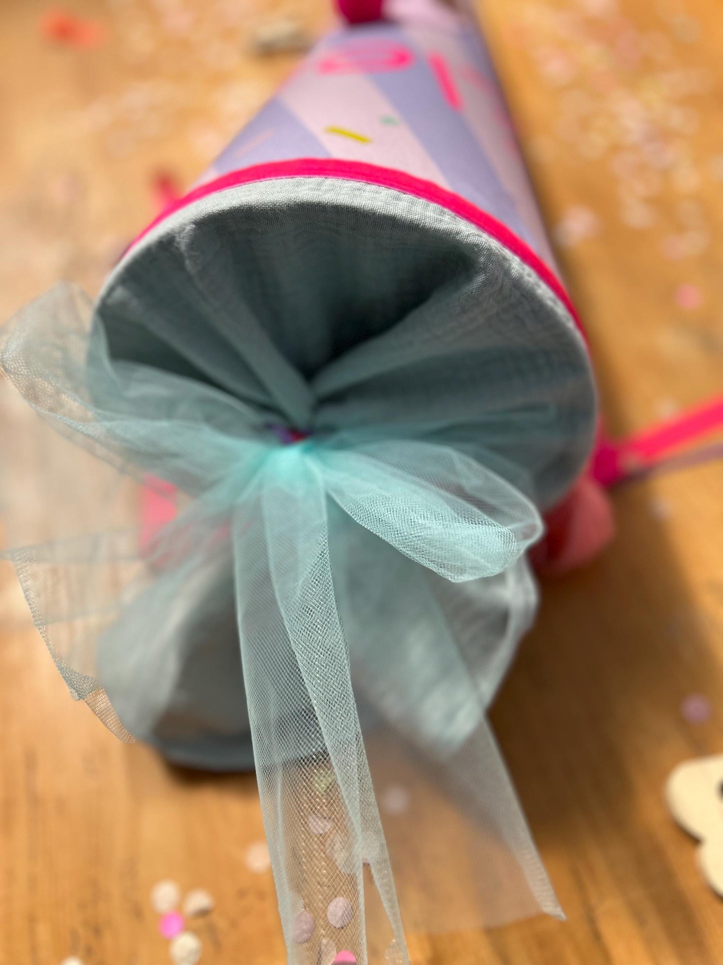 Schultüte Musselin Schultüte Stoff Mädchen Schultüte Streifen, Schultüte neon, Schultüte Ergobag, Schultüte mit Namen, Konfetti, individuell