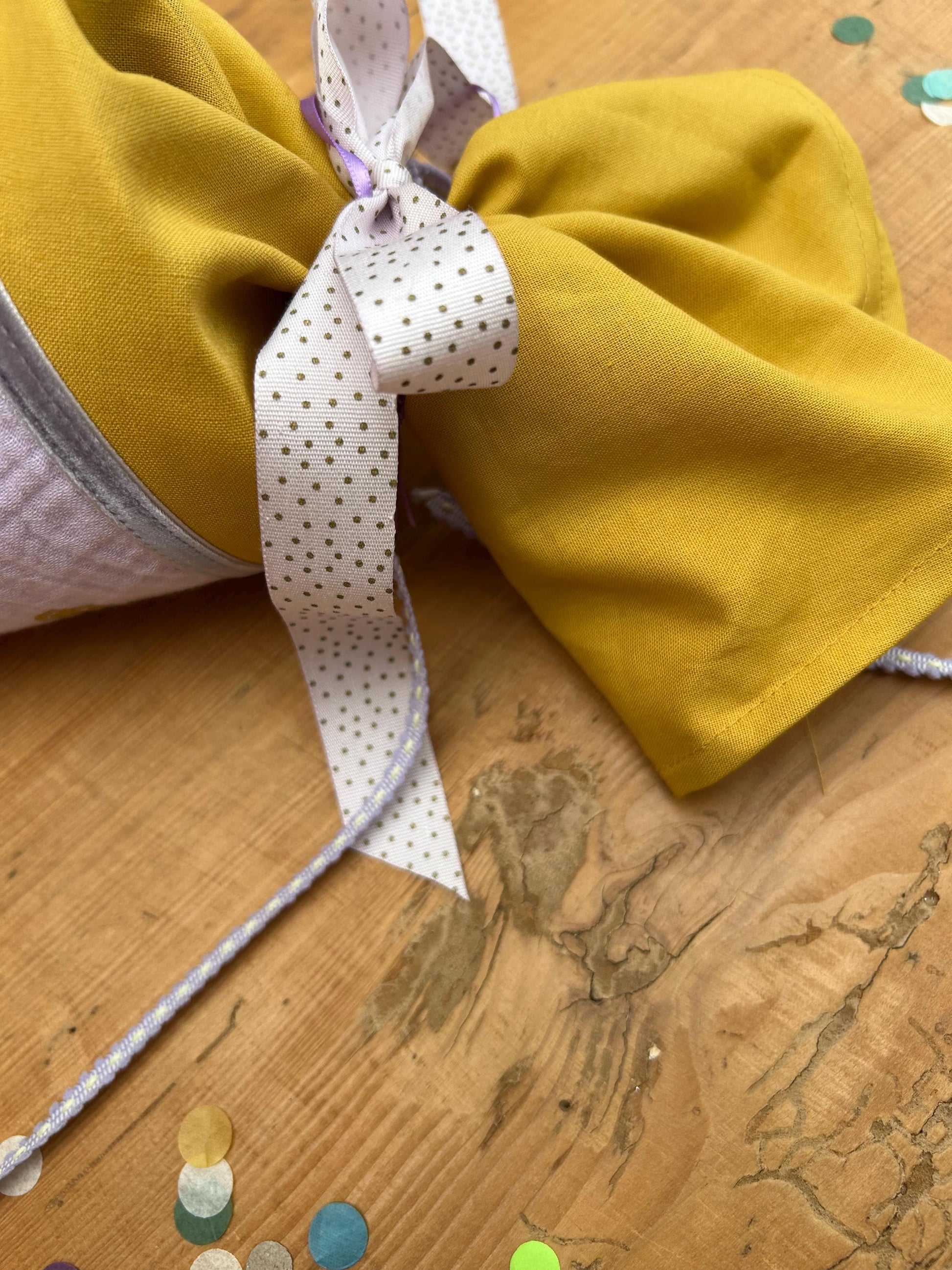 Schultüte oder Geschwisterschultüte Zuckertüte Schultüte Stoff Einschulung Geschwisterschultüte Smiley neon Schultüte Smileys, flieder, neon