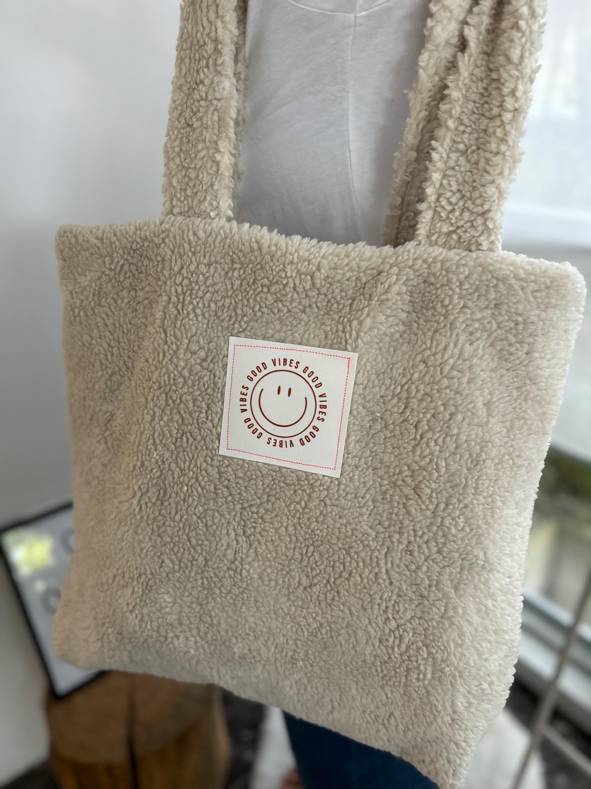 Teddyfell Tasche, Beutel aus Teddyfell, Teddyplüsch Beutel, Teddyplüsch Tasche, Tasche Winter, Tasche Teddy,Teddyfleece Tasche, Teddyfell
