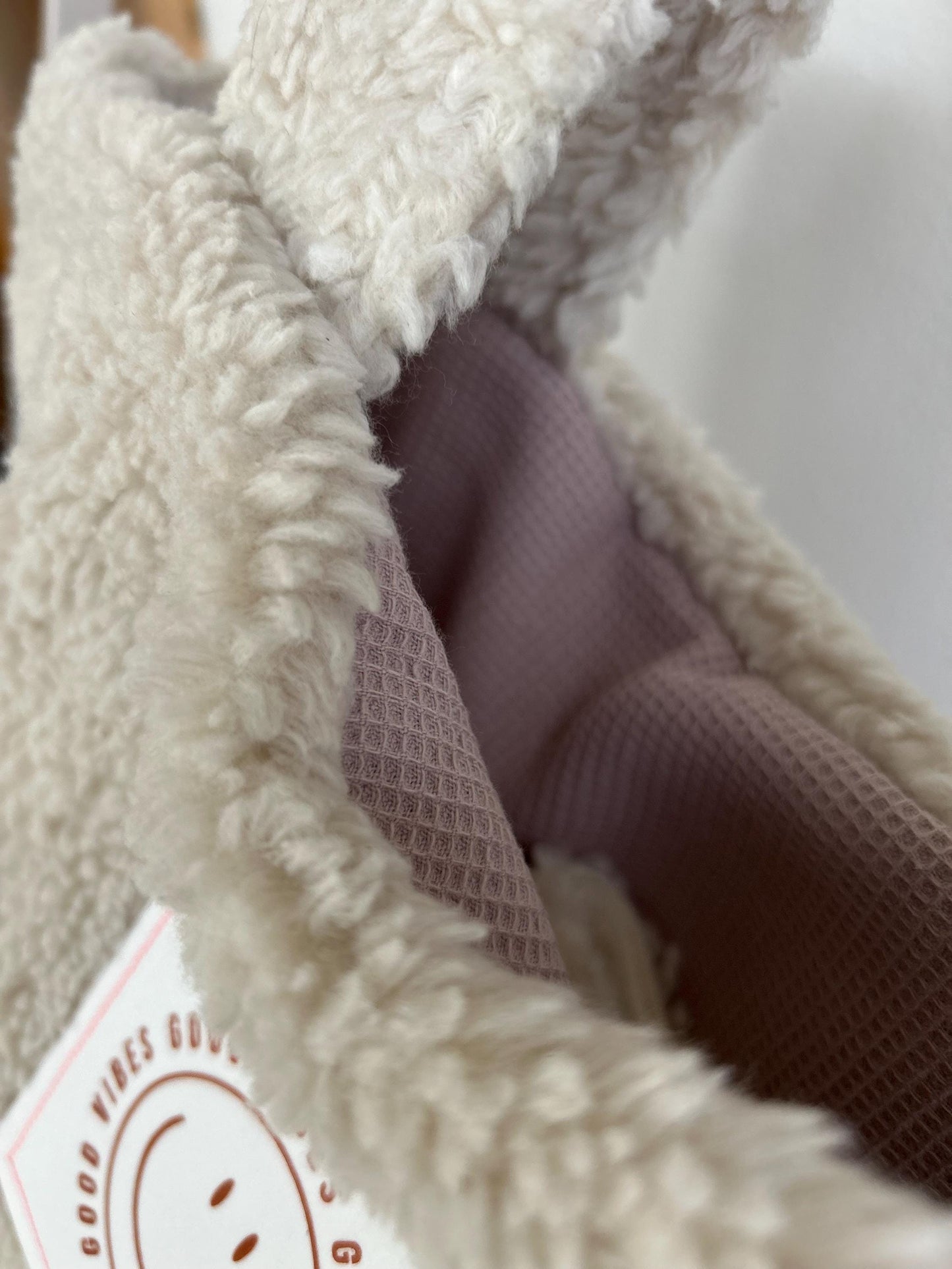 Teddyfell Tasche, Beutel aus Teddyfell, Teddyplüsch Beutel, Teddyplüsch Tasche, Tasche Winter, Tasche Teddy,Teddyfleece Tasche, Teddyfell