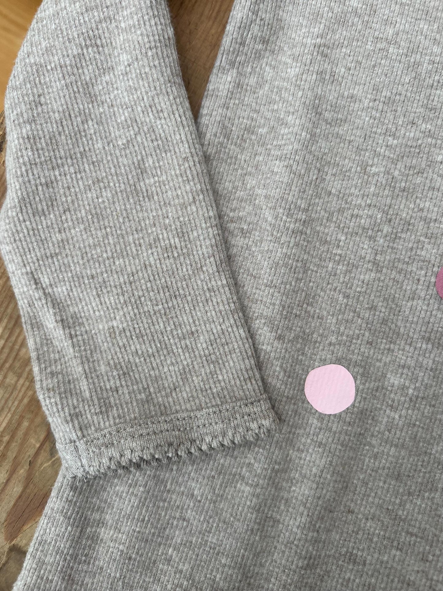 Rippjersey Shirt beige, Geburtstagsshirt Mädchen Shirt Biobaumwolle, Shirt zum Geburtstag, Geschenk Kinder, Langarmshirt Einhorn, Biojersey