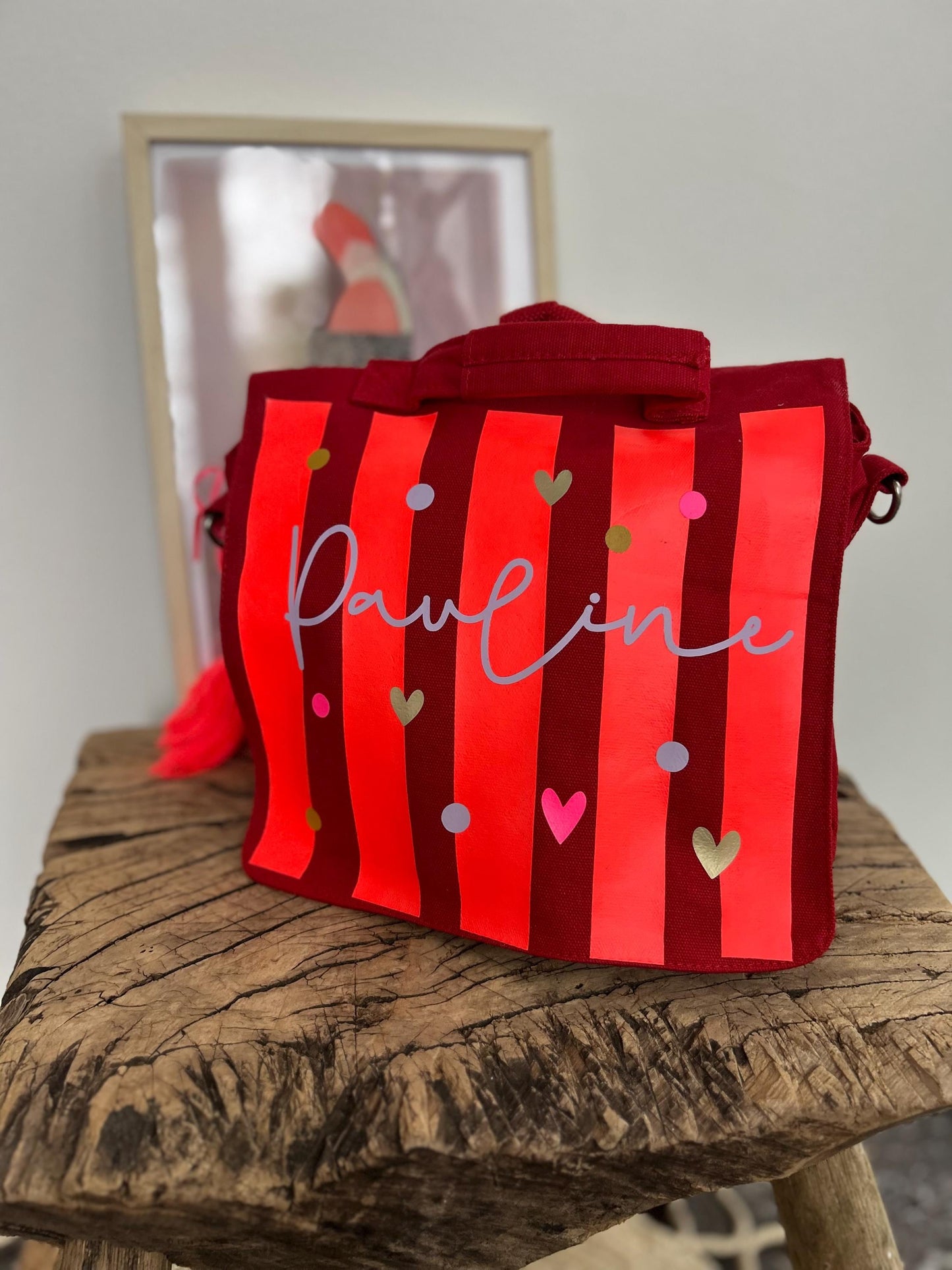 Kindergartenrucksack Kindergartentasche mit Name Rucksack Kindergartenkind Kinderrucksack Kita Tasche Canvas neon, Tasche personalisiert
