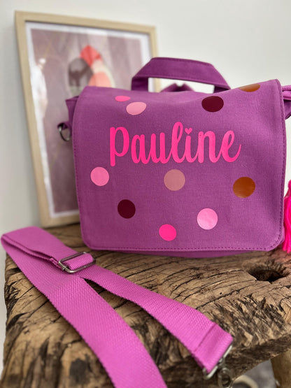 Kindergartenrucksack Kindergartentasche mit Name Rucksack Kindergartenkind Kinderrucksack Kita Tasche Canvas neon, Tasche personalisiert