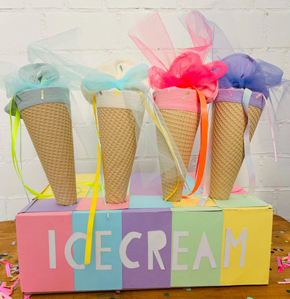 Schultüte Eis Schultüte Stoff Schultüte Mädchen Schultüte Eistüte, Eiswaffel Softeis, Waffeleis, Geschwistertüte, Schultüte personalisiert