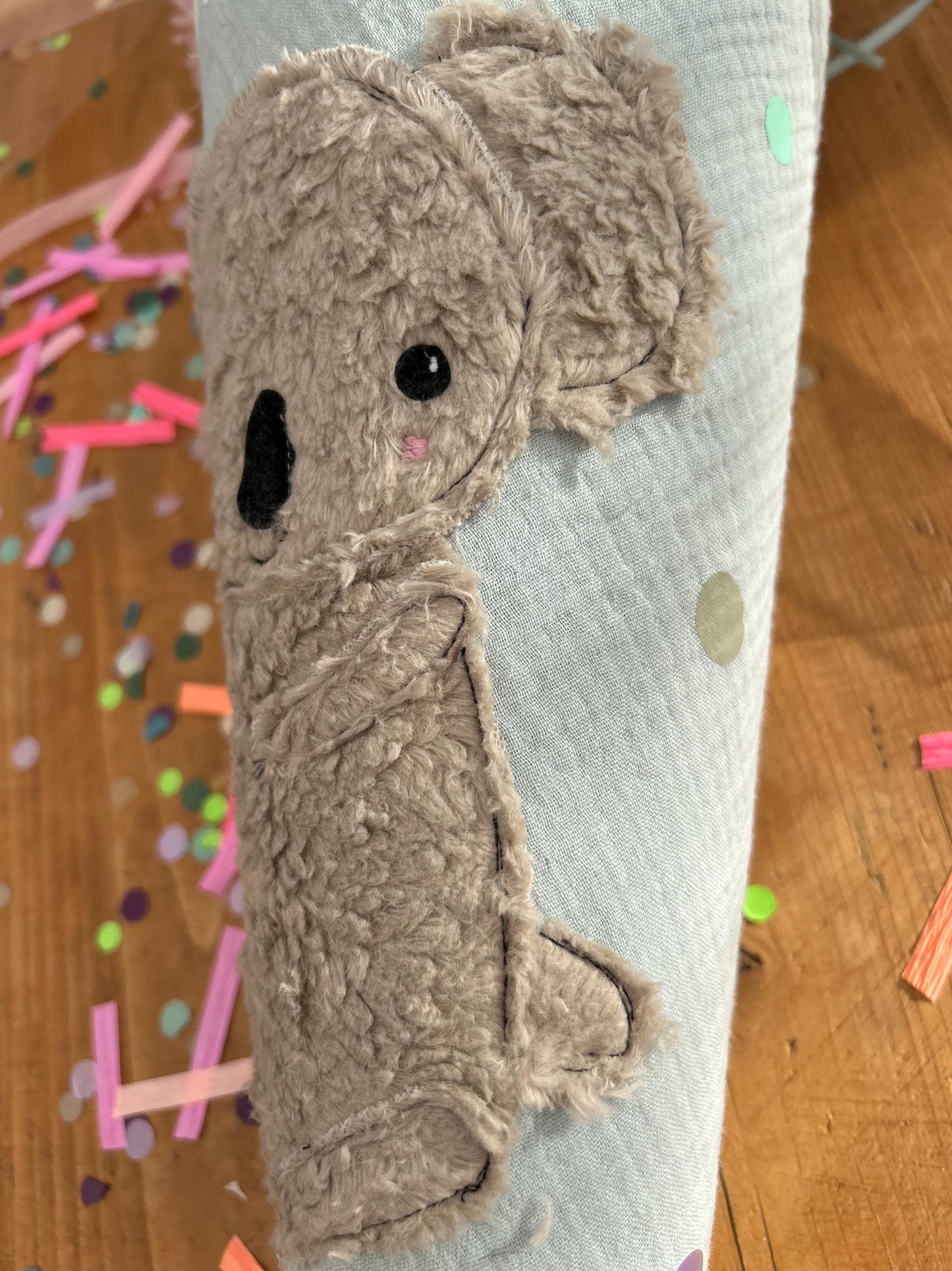 wenige verfügbar! Schultüte Musselin Schultüte Stoff Schulanfang Schultüte Mädchen Schultüte Koala Einschulung, Schultüte personalisiert