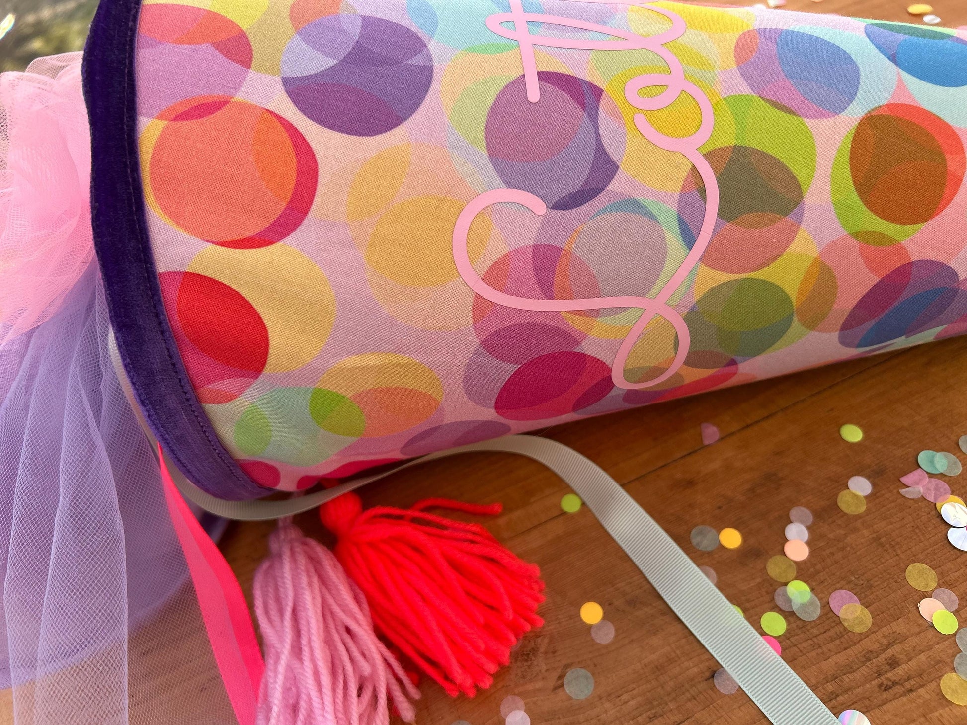 Schultüte Musselin Schultüte Mädchen Schultüte Punkte, Schultüte neon, Schultüte Ergobag, Schultüte Dots, Konfetti, Schultüte personalisiert