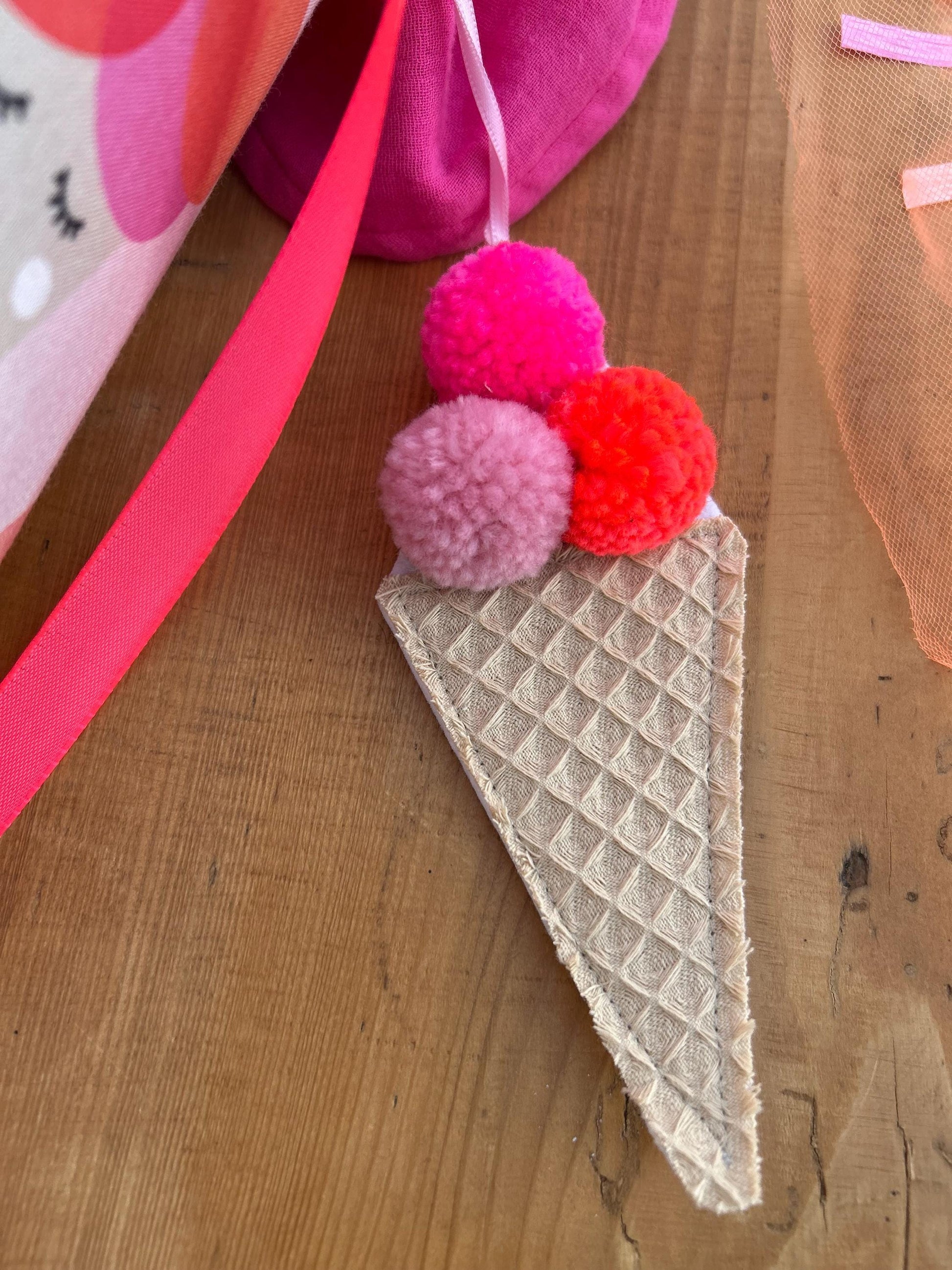 Eis Schultüte Musselin Schultüte Mädchen Schultüte neon, Schultüte Ergobag, Schultüte Eis, Konfetti, Schultüte personalisiert