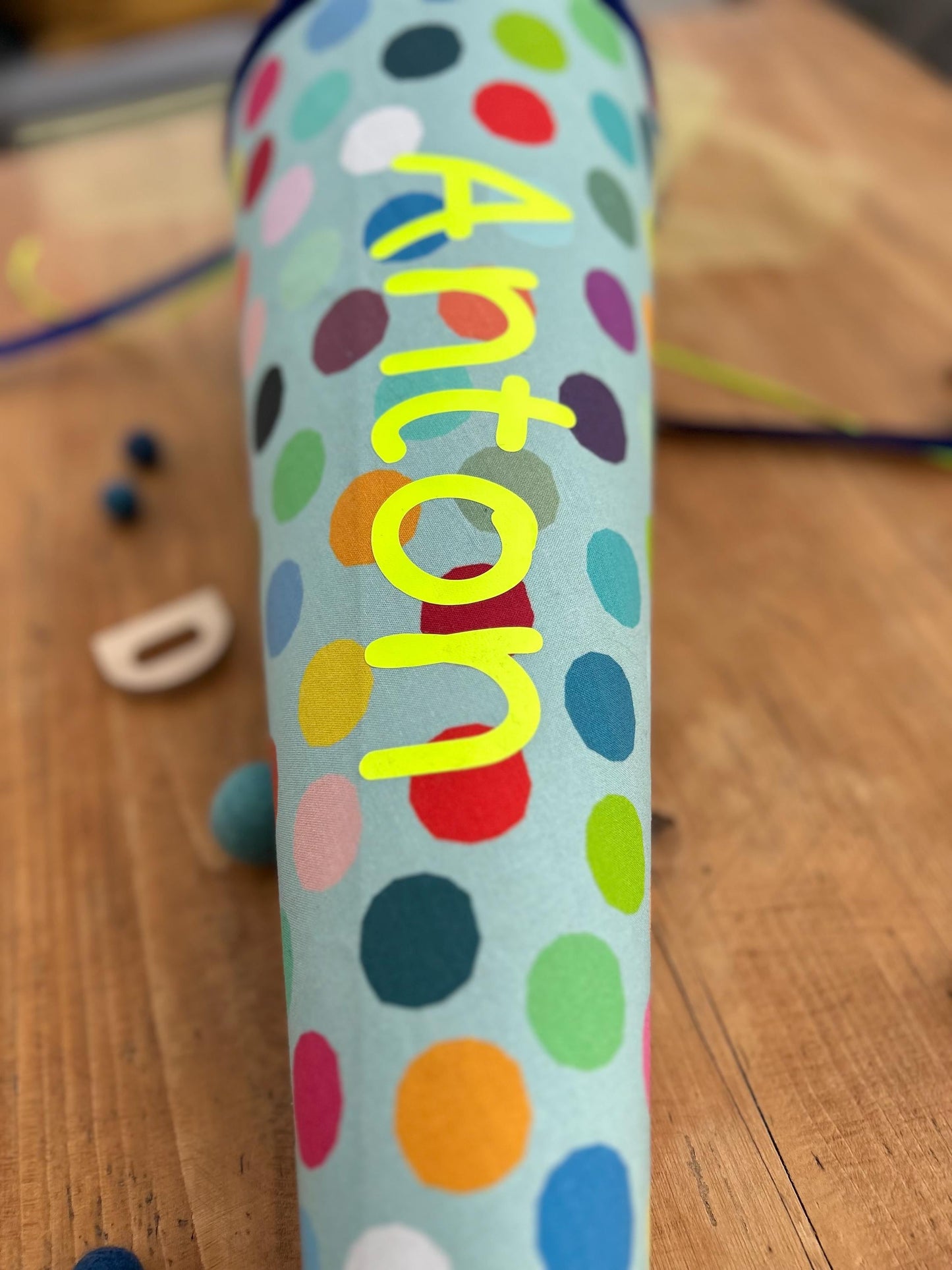 Schultüte Musselin Schultüte Mädchen Schultüte Punkte, Schultüte neon, Schultüte Ergobag, Schultüte Dots, Konfetti, Schultüte personalisiert